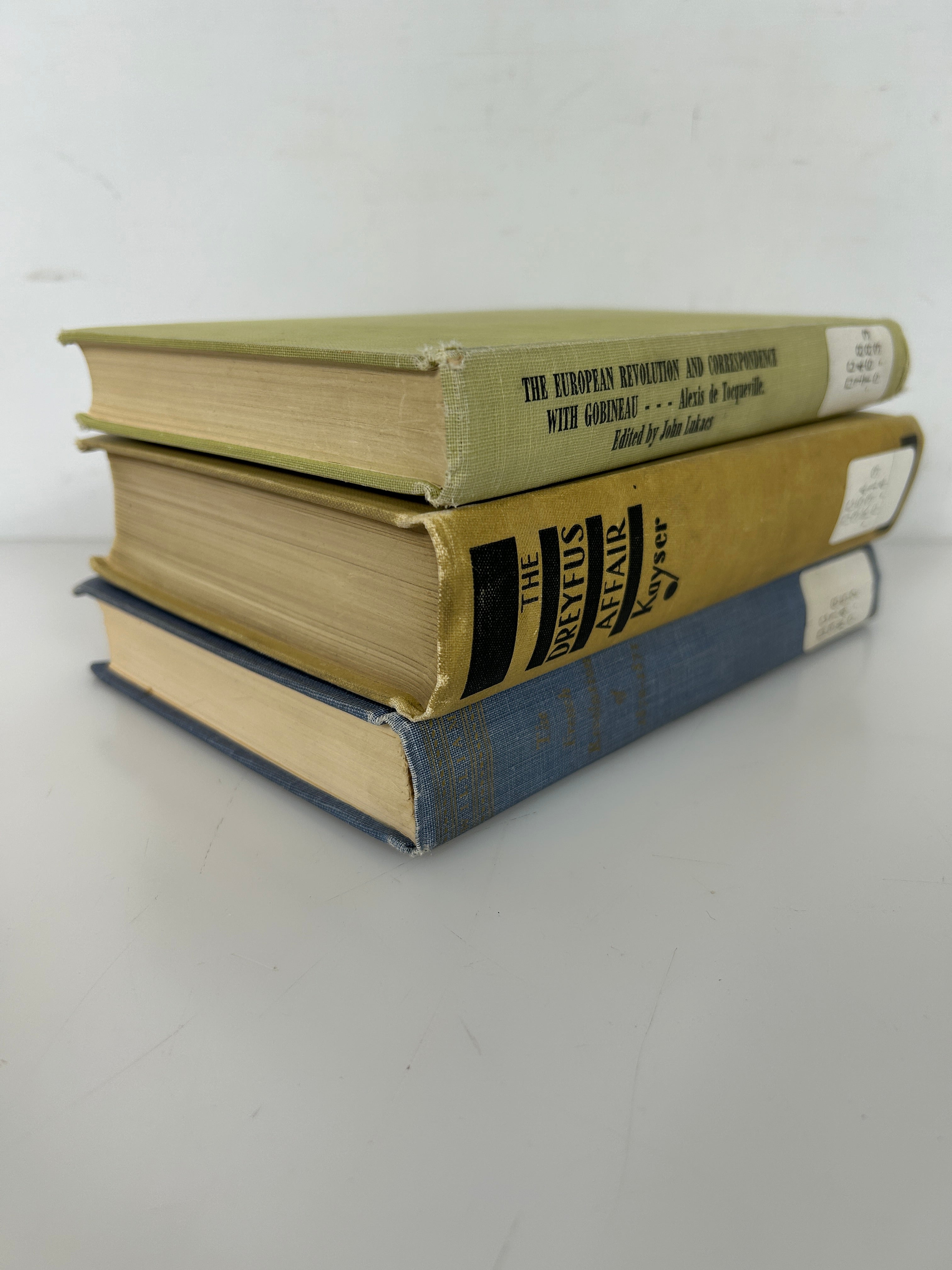 3 French History: Dreyfus Affair/French Revolution/de Tocqueville Ex-Library HC