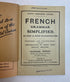 3 Hugo's Simplified System French Language Guides Pronunciation/Grammar SC