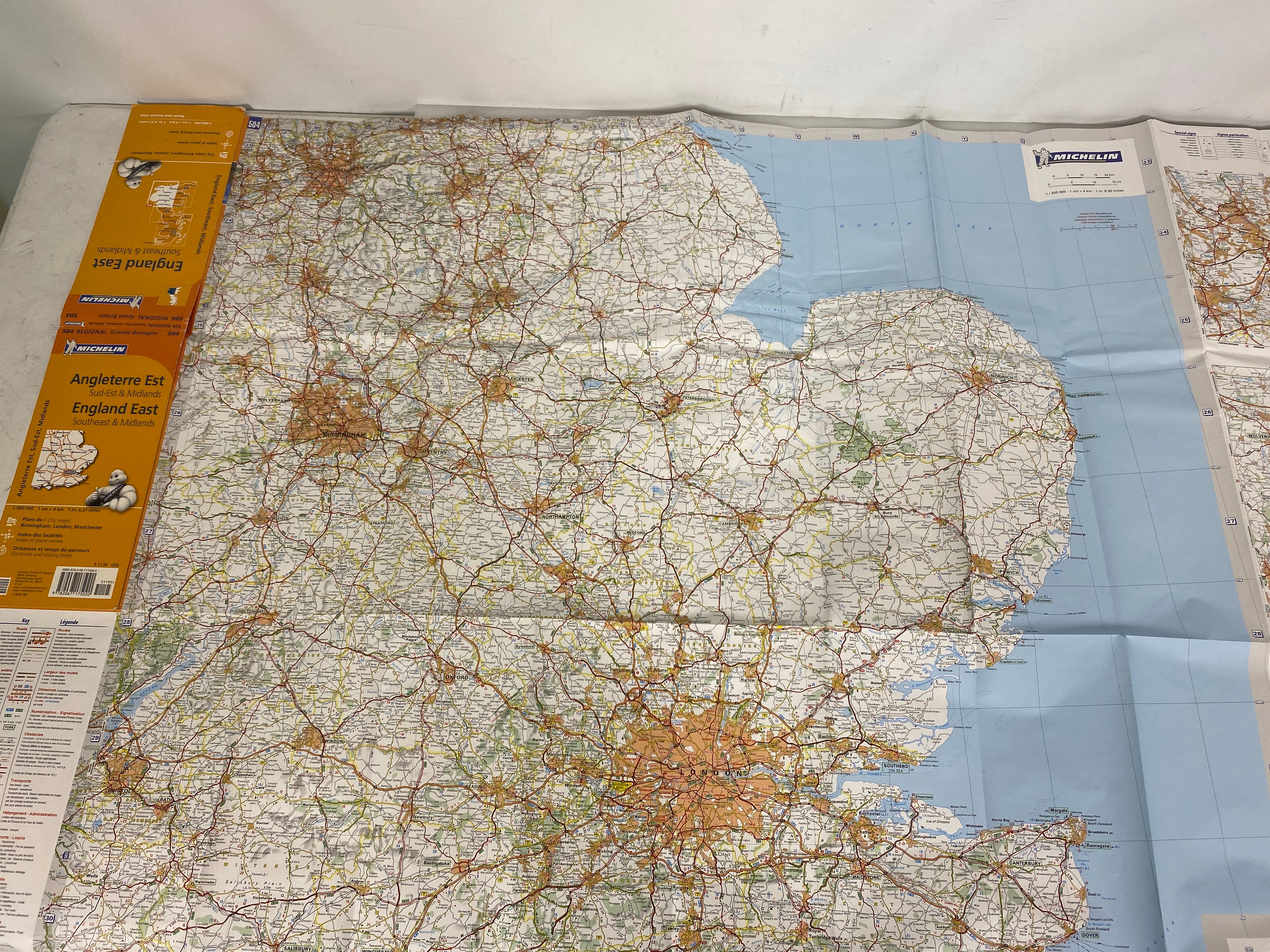 3 Michelin Regional Great Britain Maps 502/503/504 2015-2016