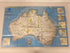 3 Nat Geo Australia Wall Maps Land of Living Fossils/Traveler's Look/Under Siege