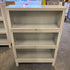 3 Shelf Glass Front Grey Barrister Bookcase