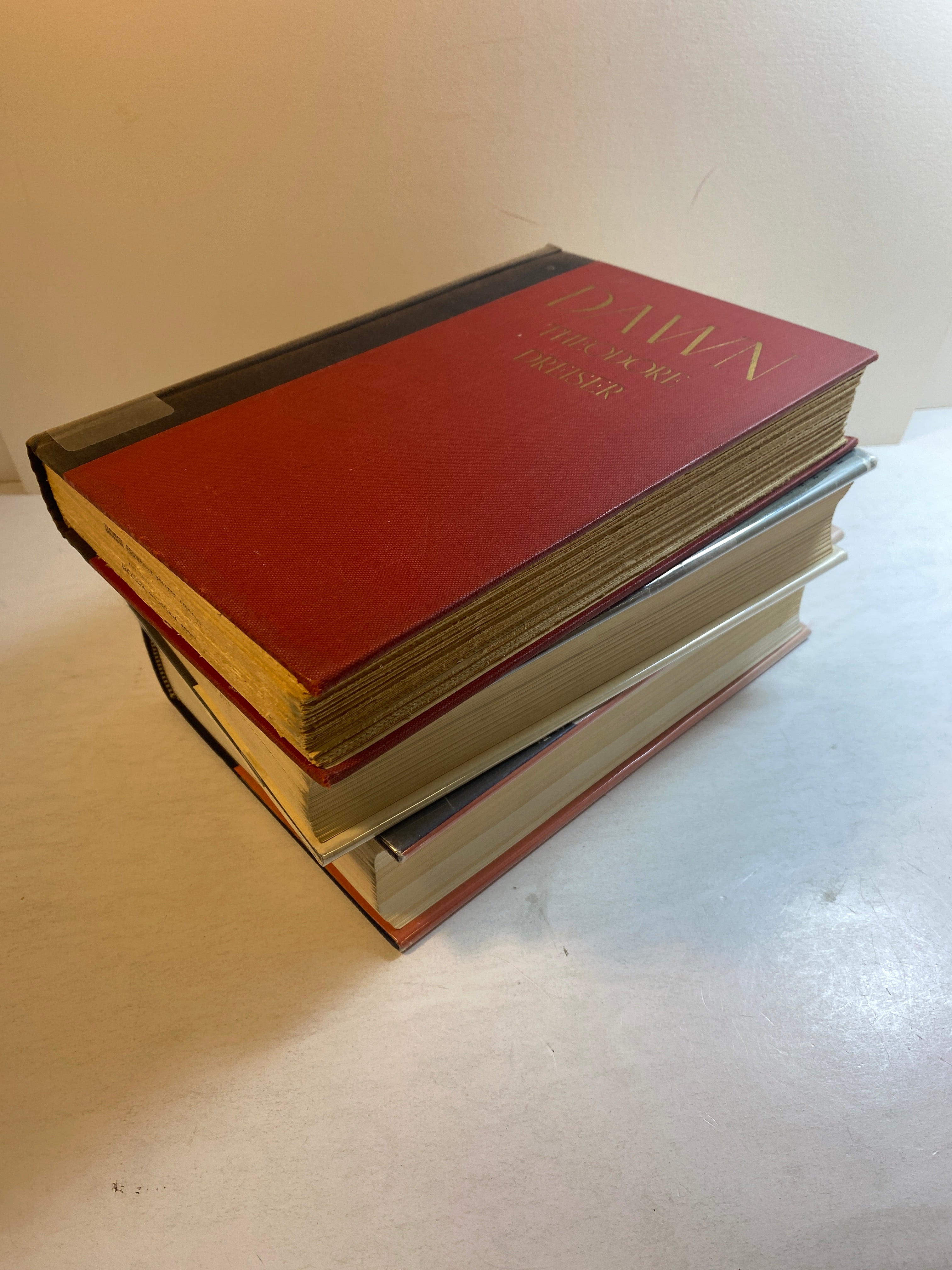 3 Theodore Dreiser: Dawn/Biography by Swanberg/Critical Reception Ex-Library HC