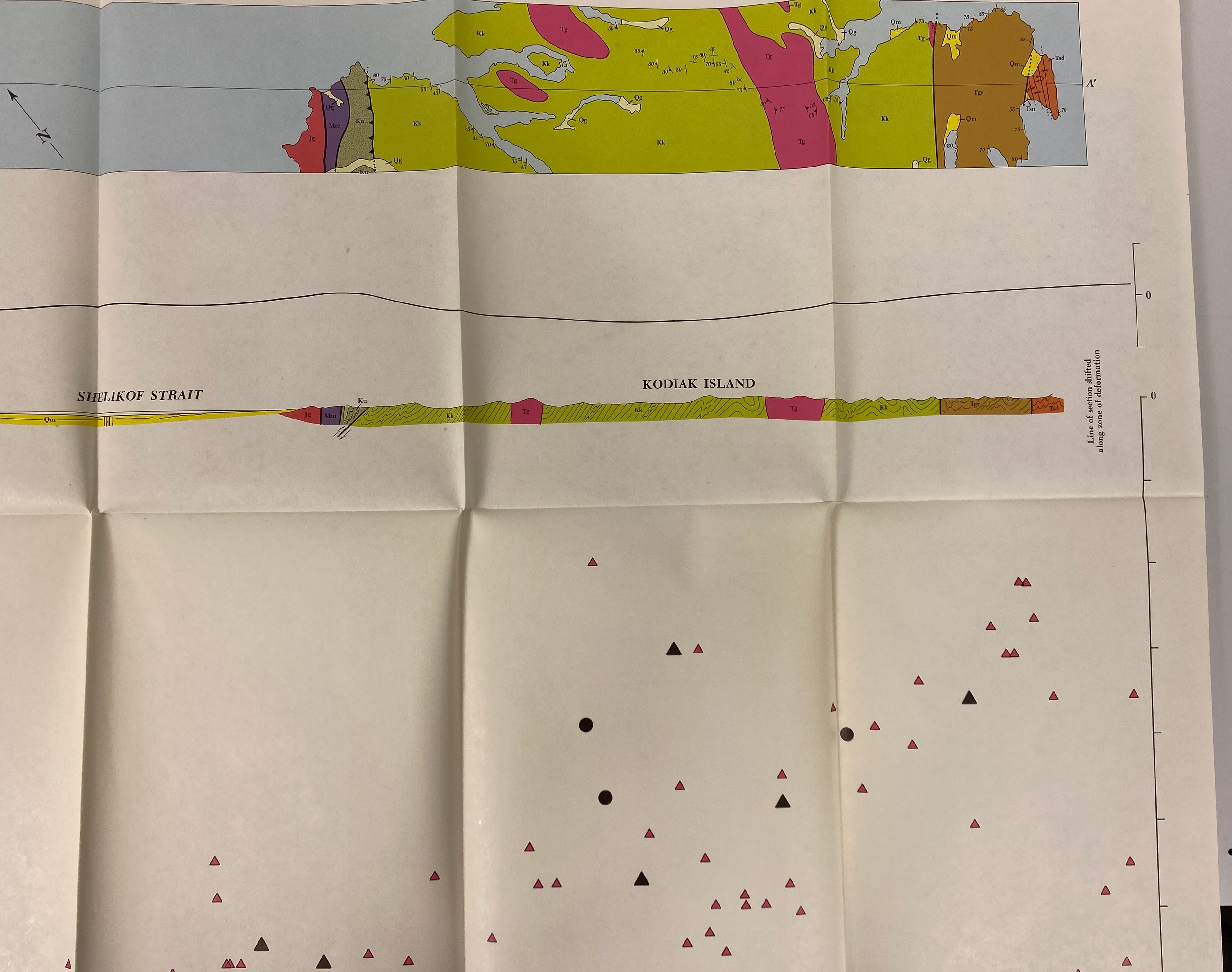3 Vintage Alaska Wall Maps U.S. Geodynamics Committee 1979-1982