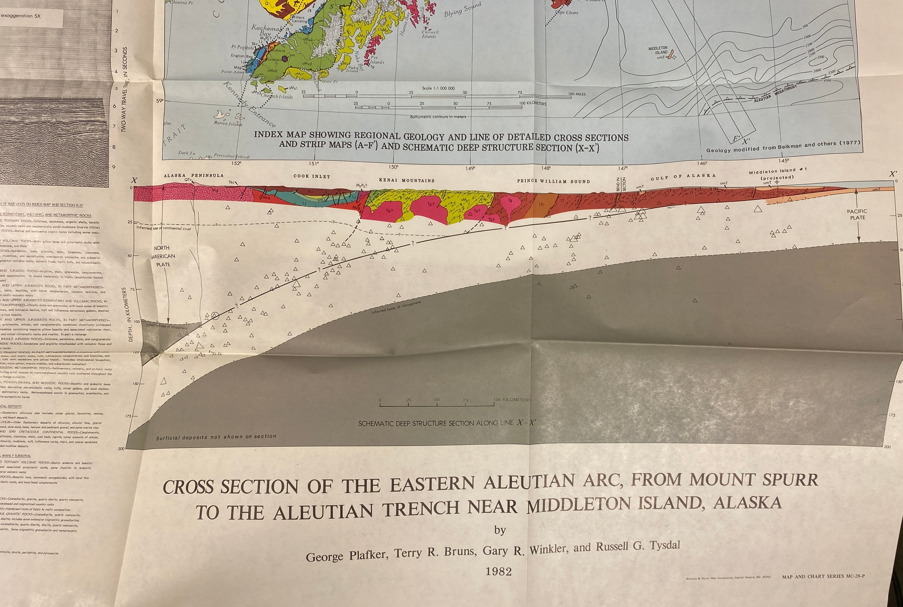 3 Vintage Alaska Wall Maps U.S. Geodynamics Committee 1979-1982