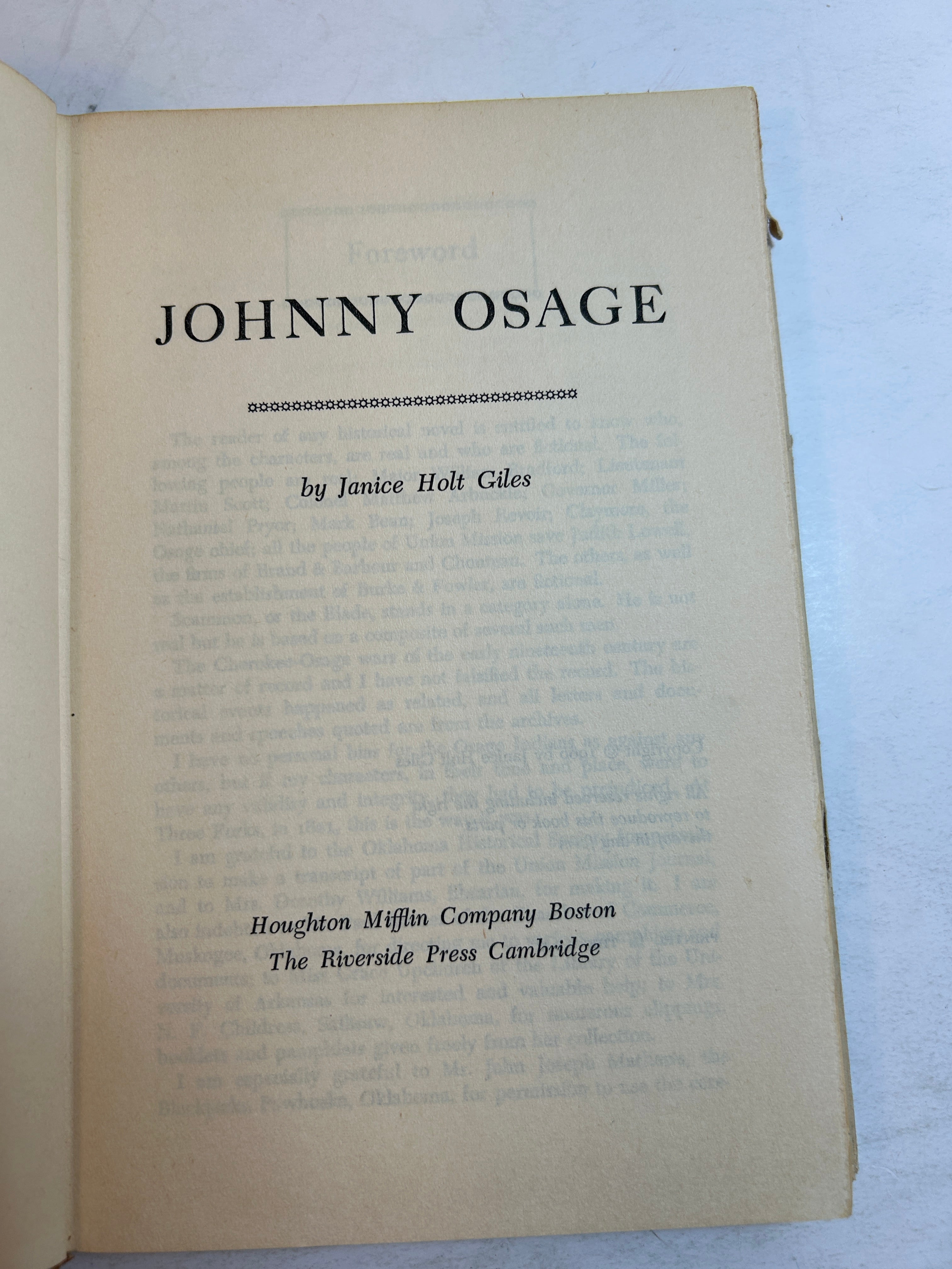 3 Vintage BCE: Song of Years/Johnny Osage/Dinner at Antoine's 1944-1960 HCDJ