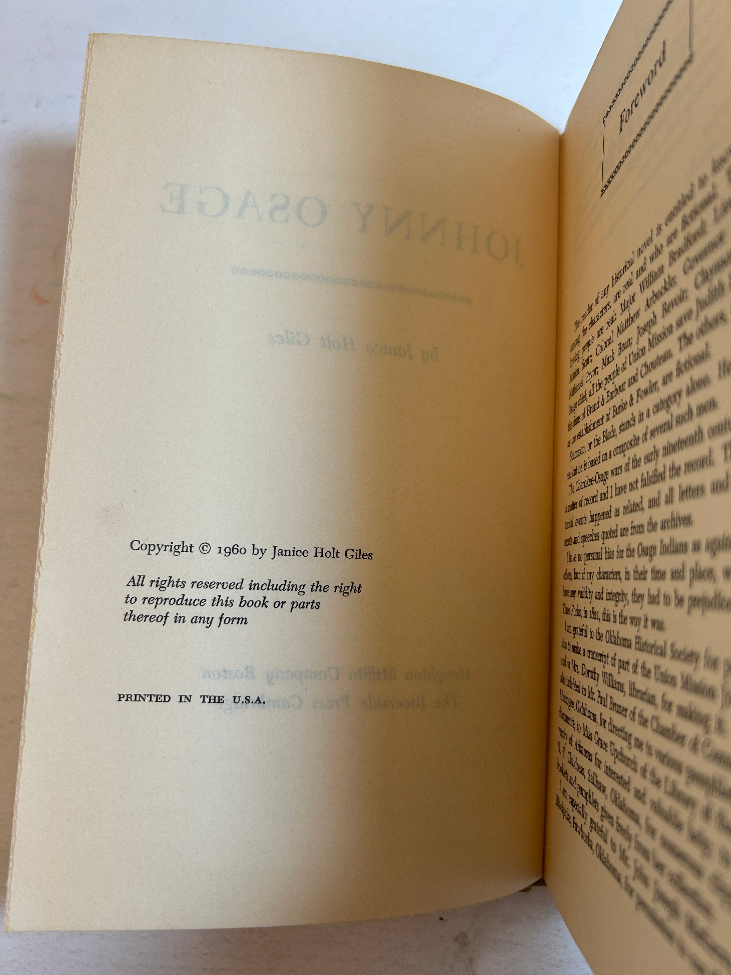 3 Vintage BCE: Song of Years/Johnny Osage/Dinner at Antoine's 1944-1960 HCDJ