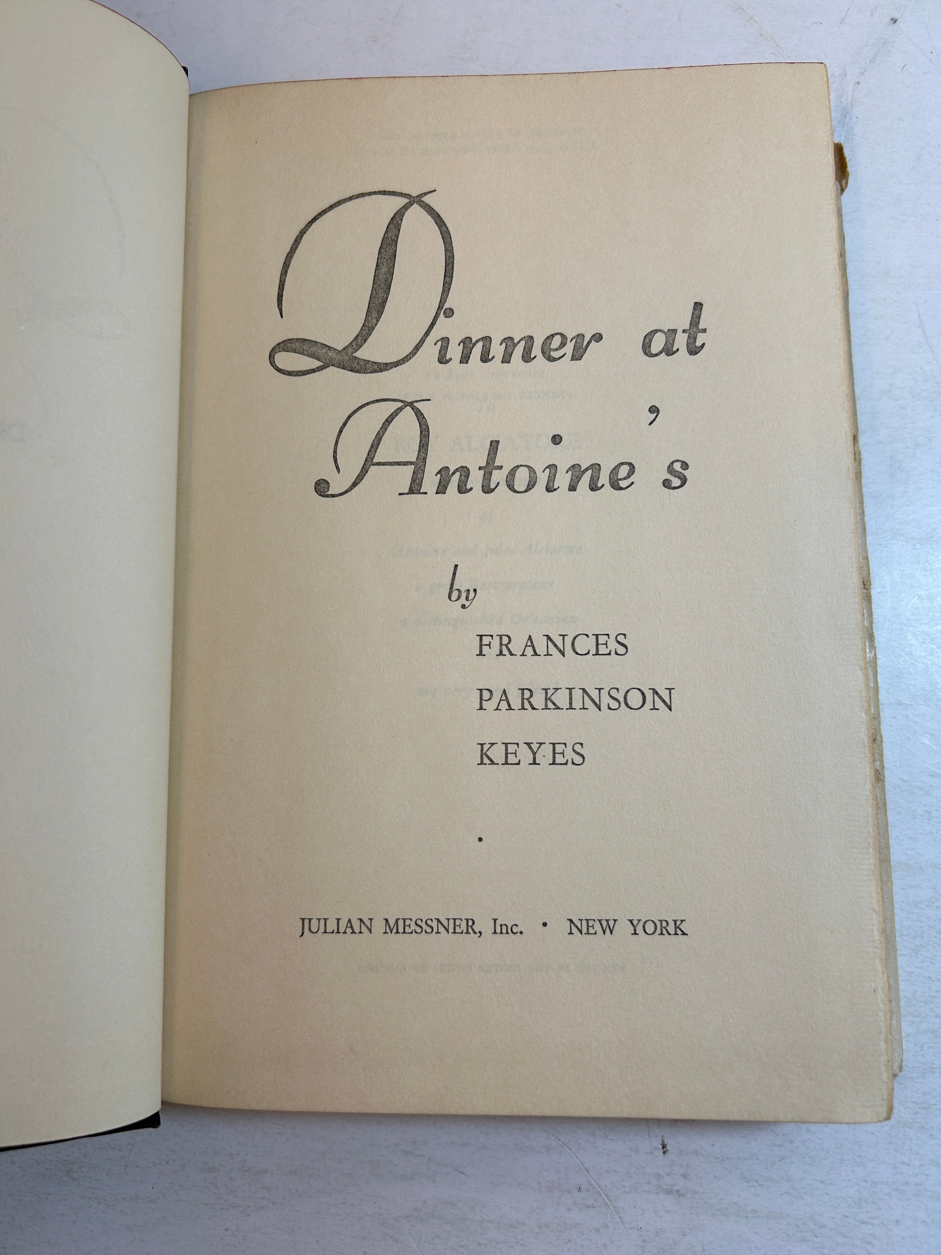 3 Vintage BCE: Song of Years/Johnny Osage/Dinner at Antoine's 1944-1960 HCDJ