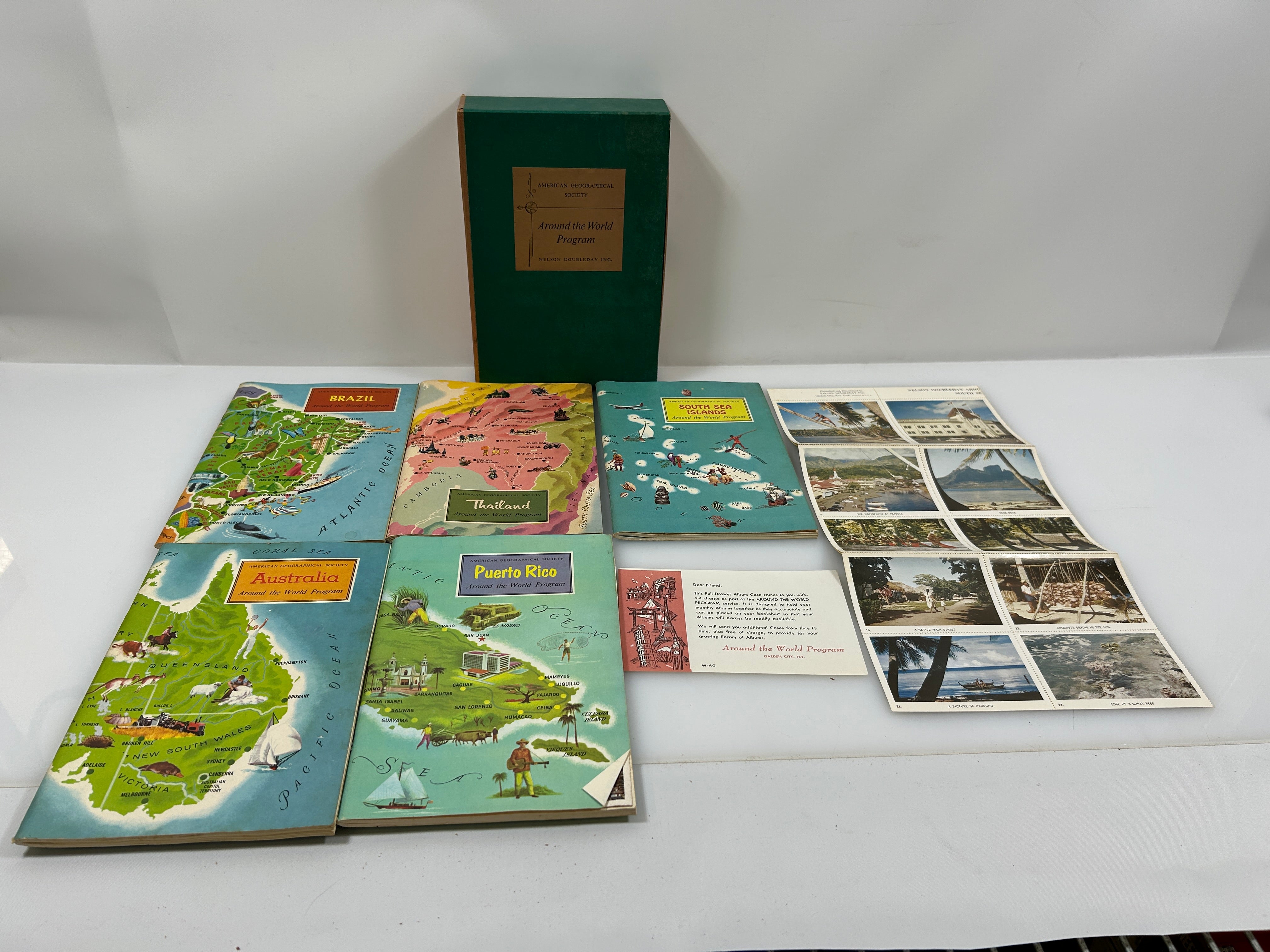 3 Vintage Box Sets: Science Service Program/Around the World Program Doubleday