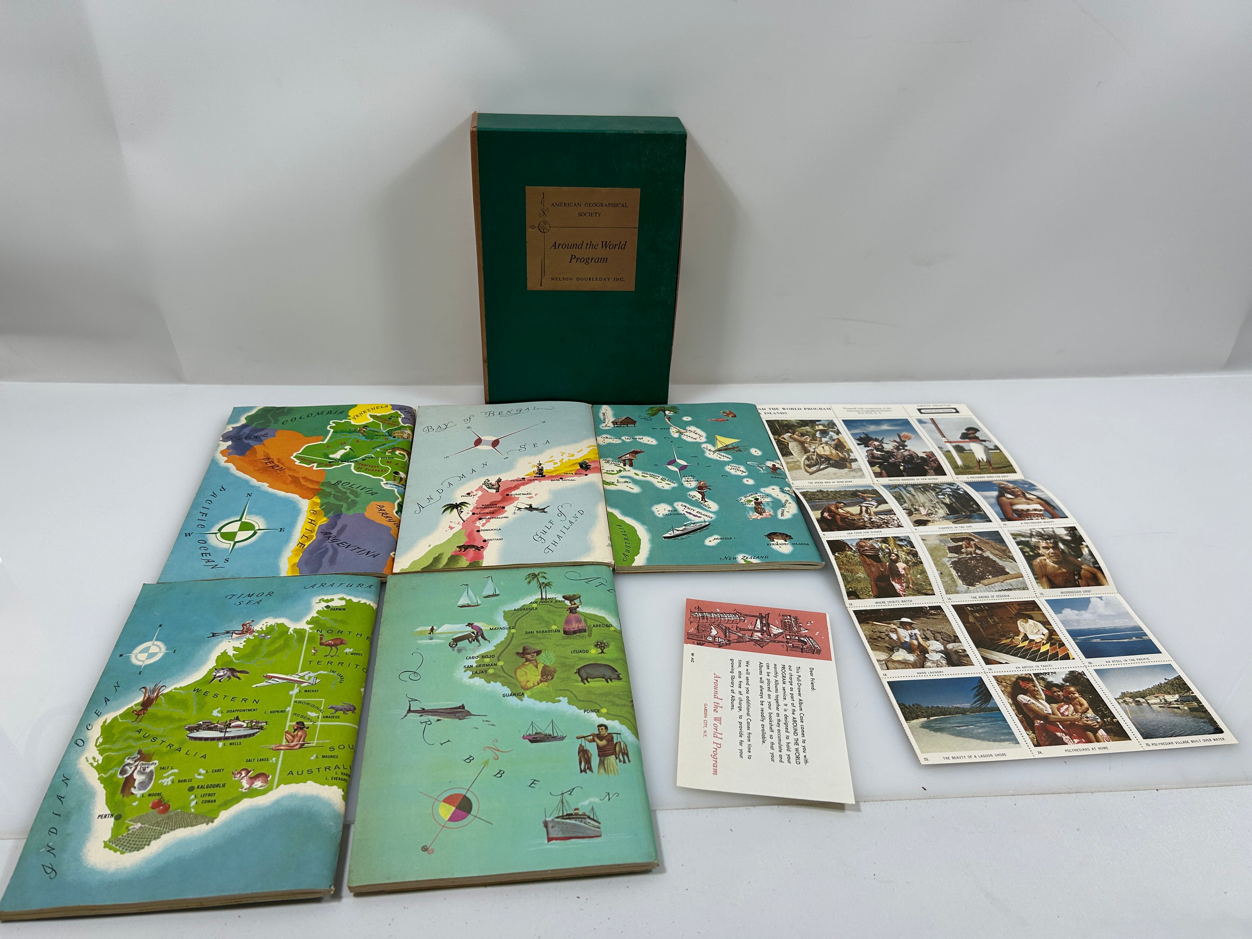 3 Vintage Box Sets: Science Service Program/Around the World Program Doubleday