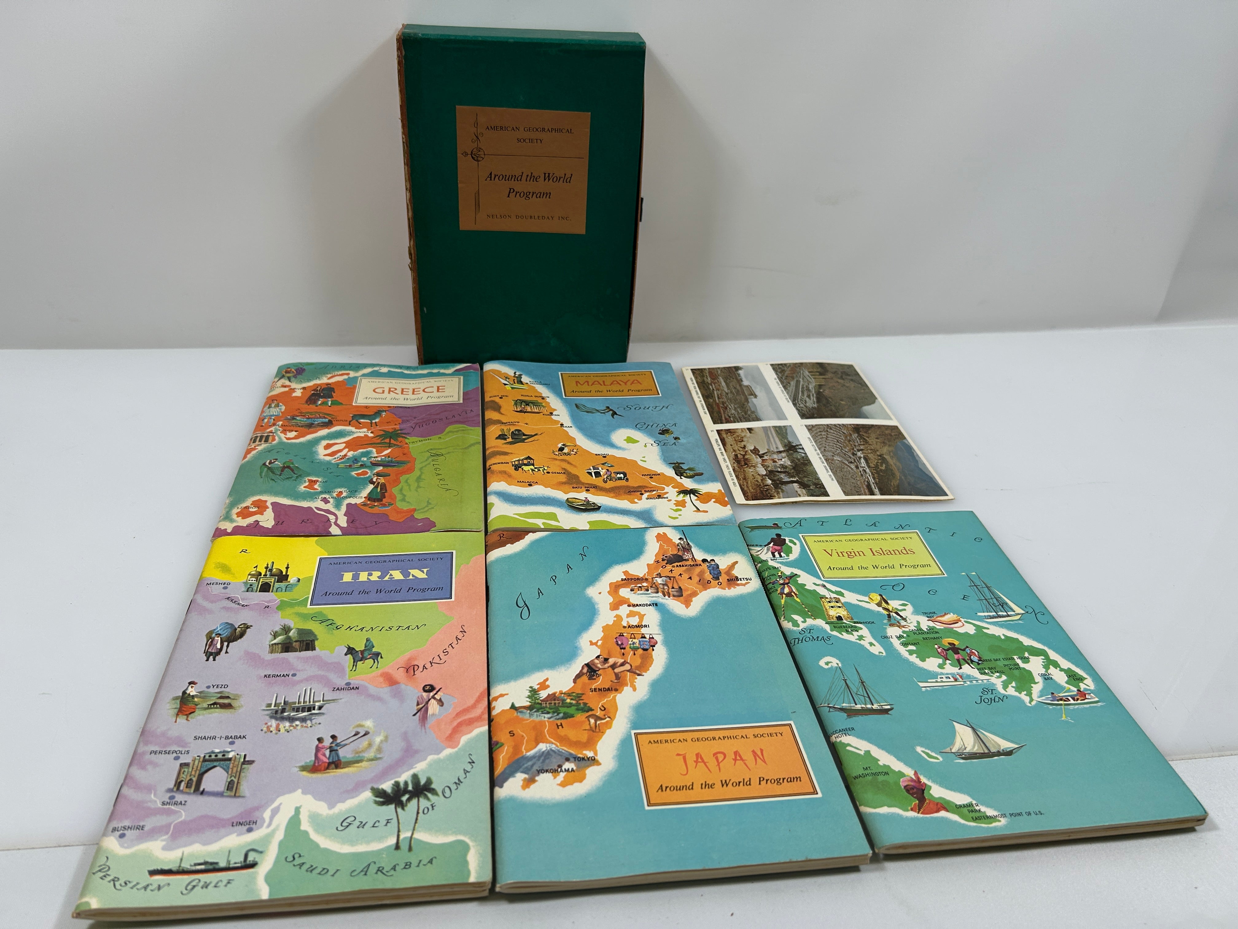 3 Vintage Box Sets: Science Service Program/Around the World Program Doubleday