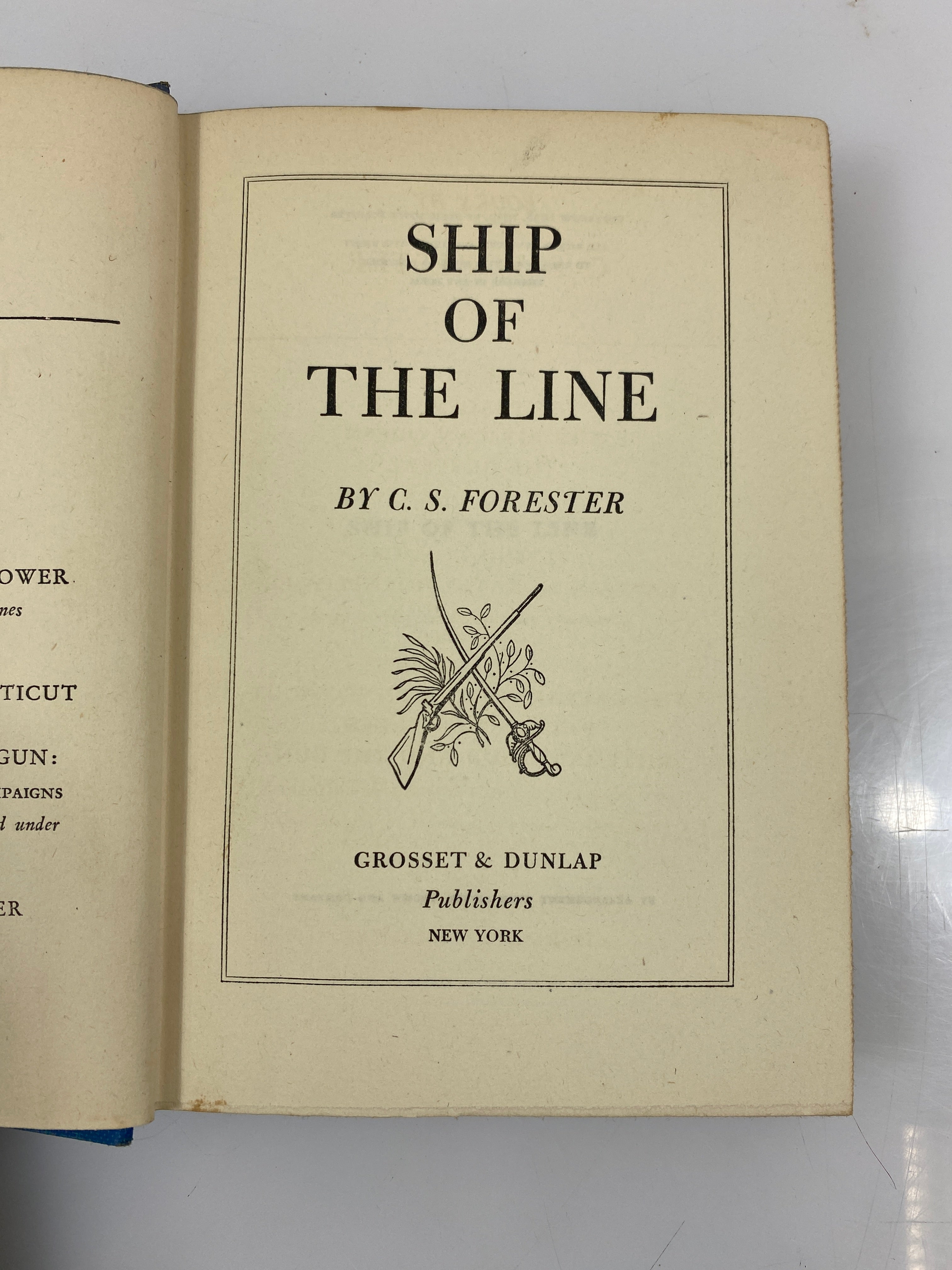 3 Vintage C.S. Forester: Flying Colours/Ship of the Line/Beat to Quarters HCDJ