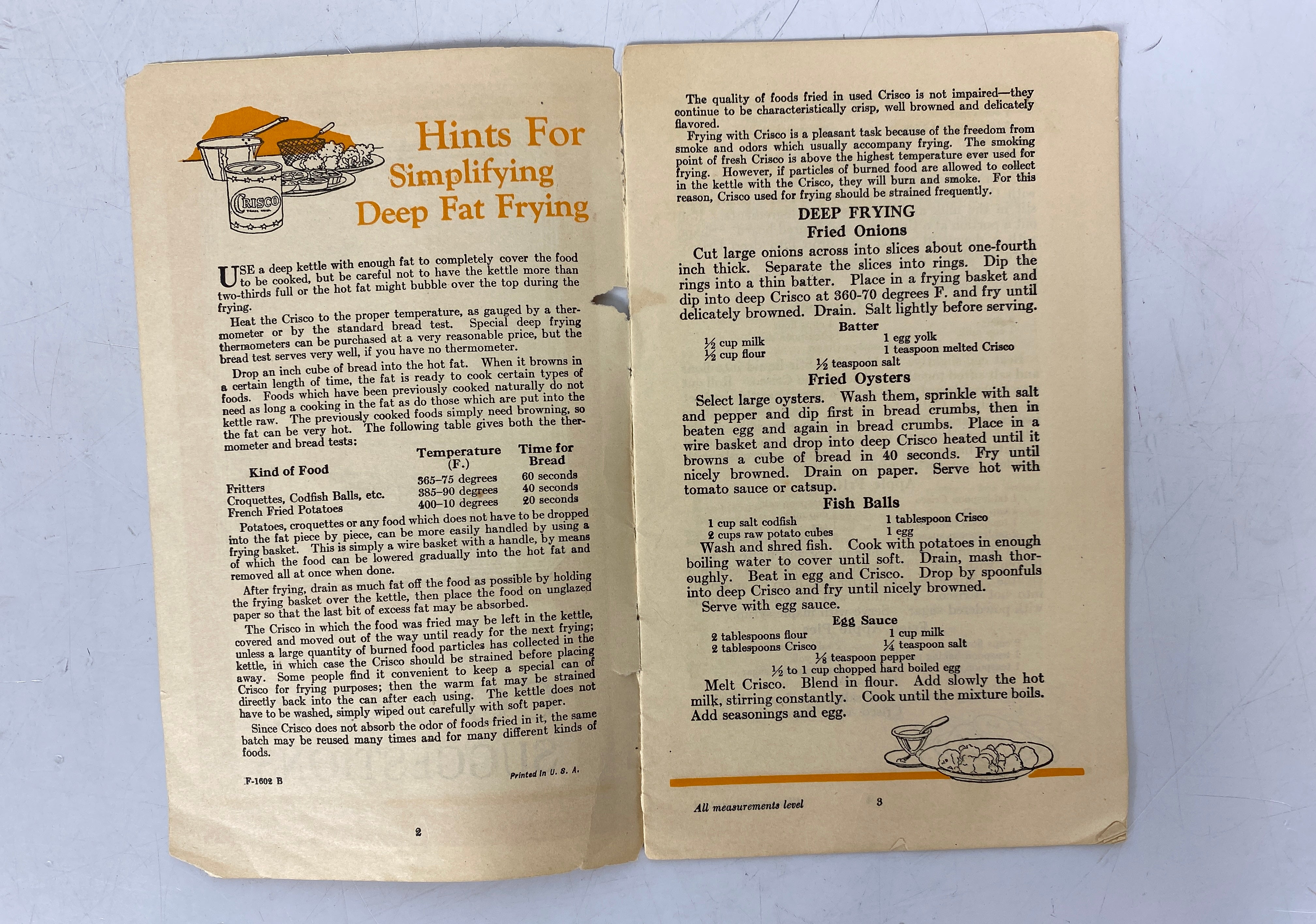 3 Vintage Crisco Recipe Books 1926-1950s Proctor & Gamble SC (Copy)