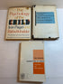 3 Vintage Jean Piaget/Barbel Inhelder Child Psychology Volumes 1959-1969