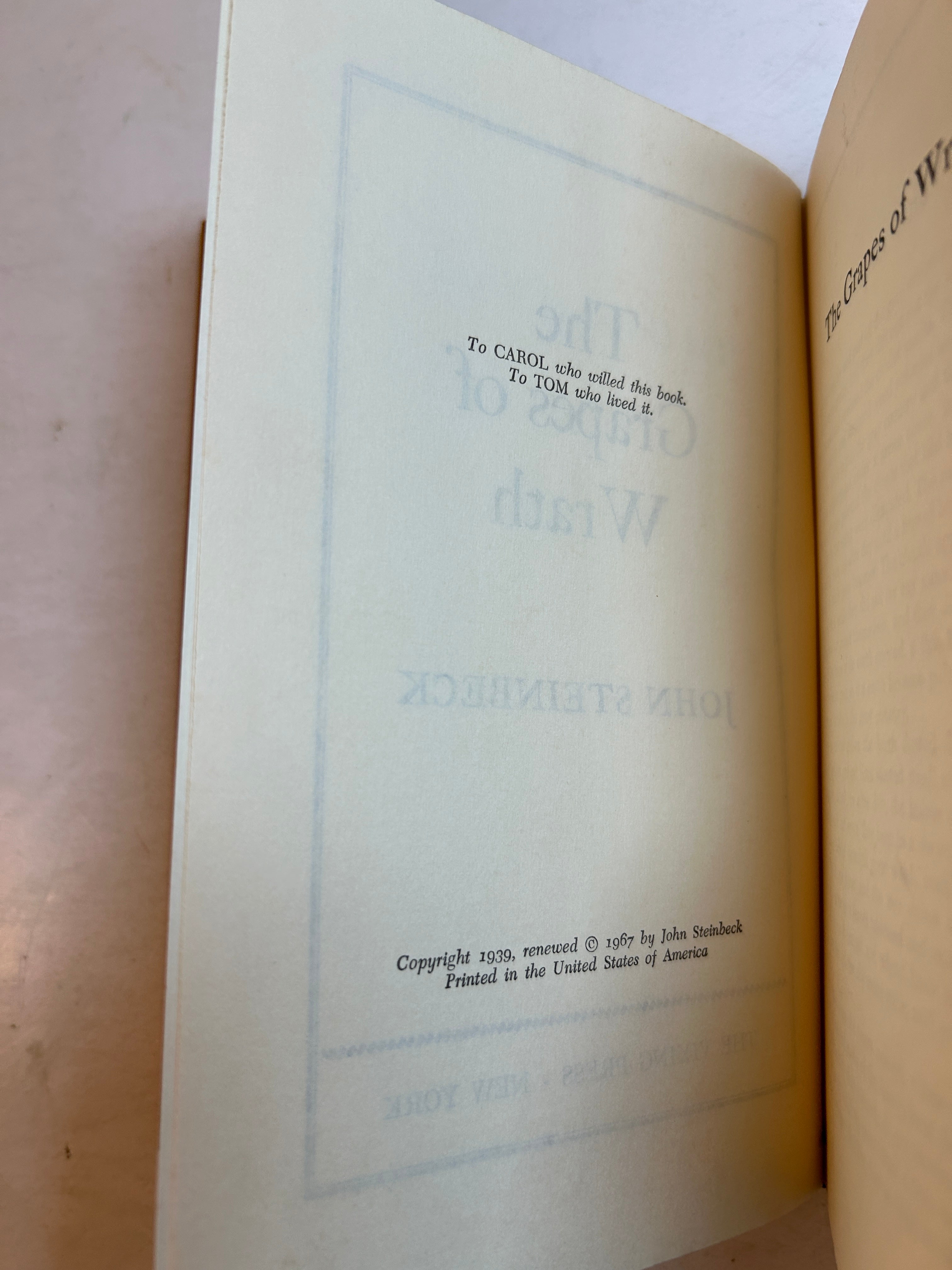 3 Vintage John Steinbeck Novels 1961-1967 The Viking Press HC