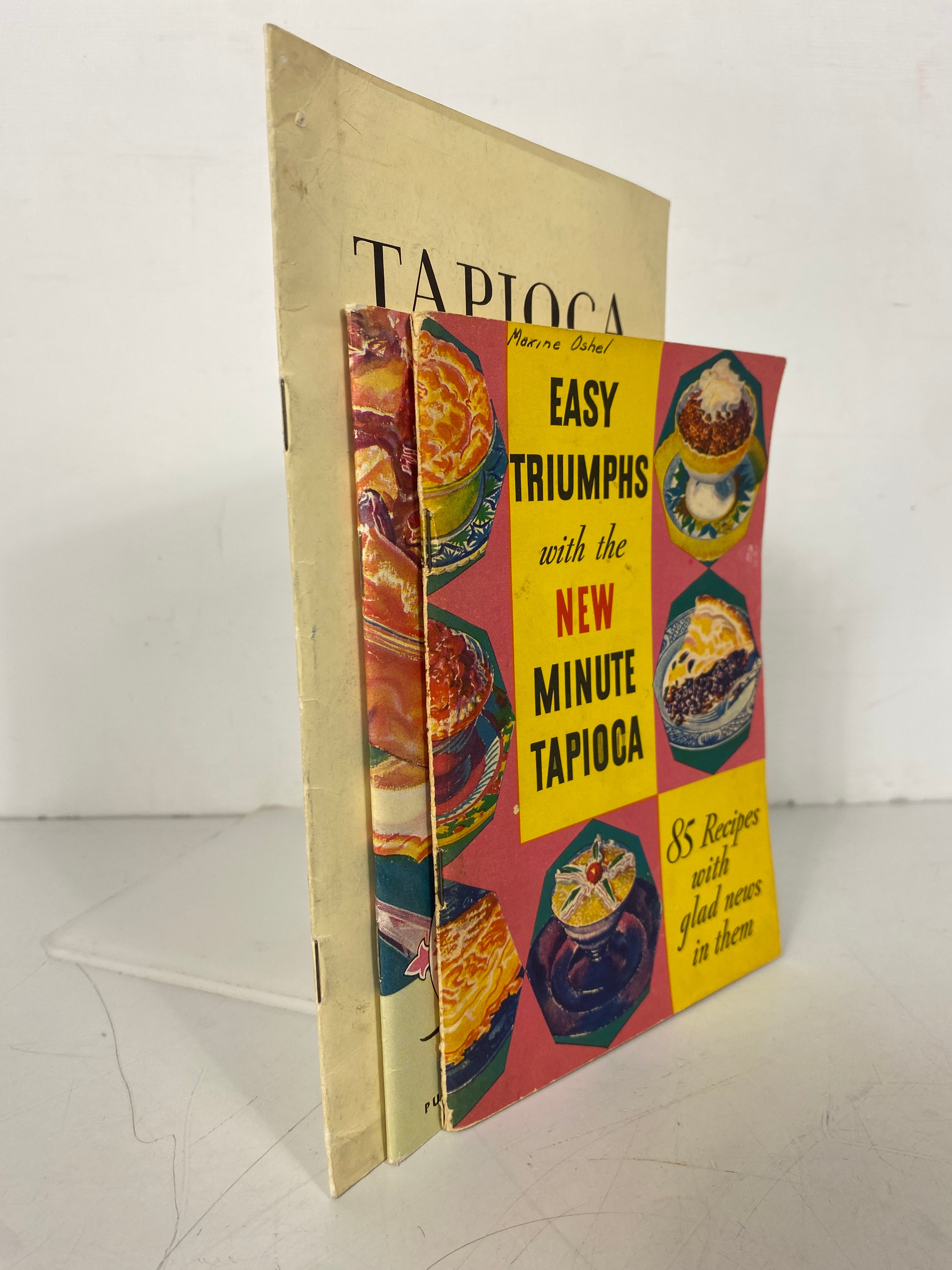 3 Vintage Minute Tapioca Recipe Booklets 1928-1934 SC