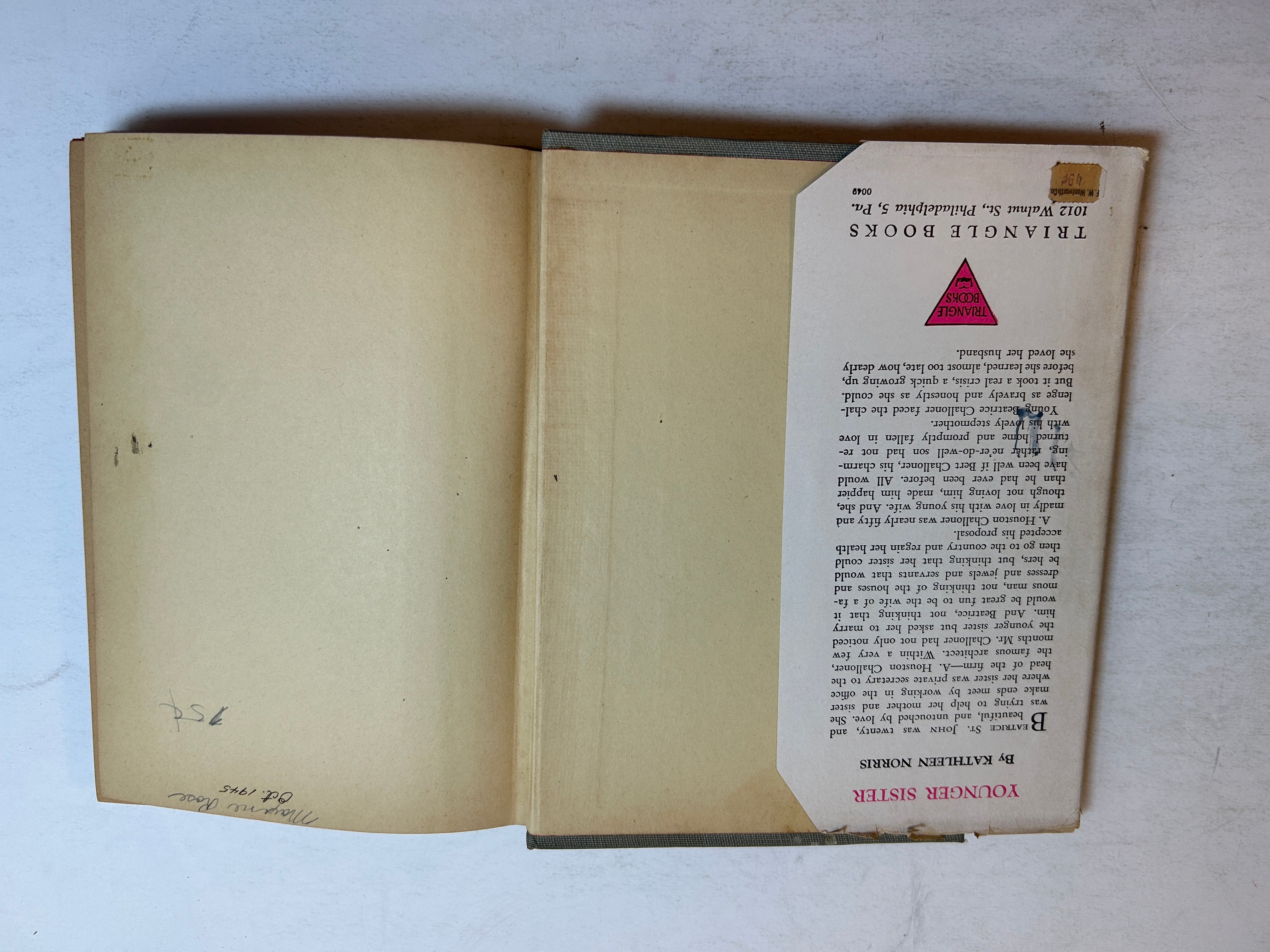 3 Vintage Novels: Younger Sister/Dark Star/Heiress 1945-1987 HC DJ