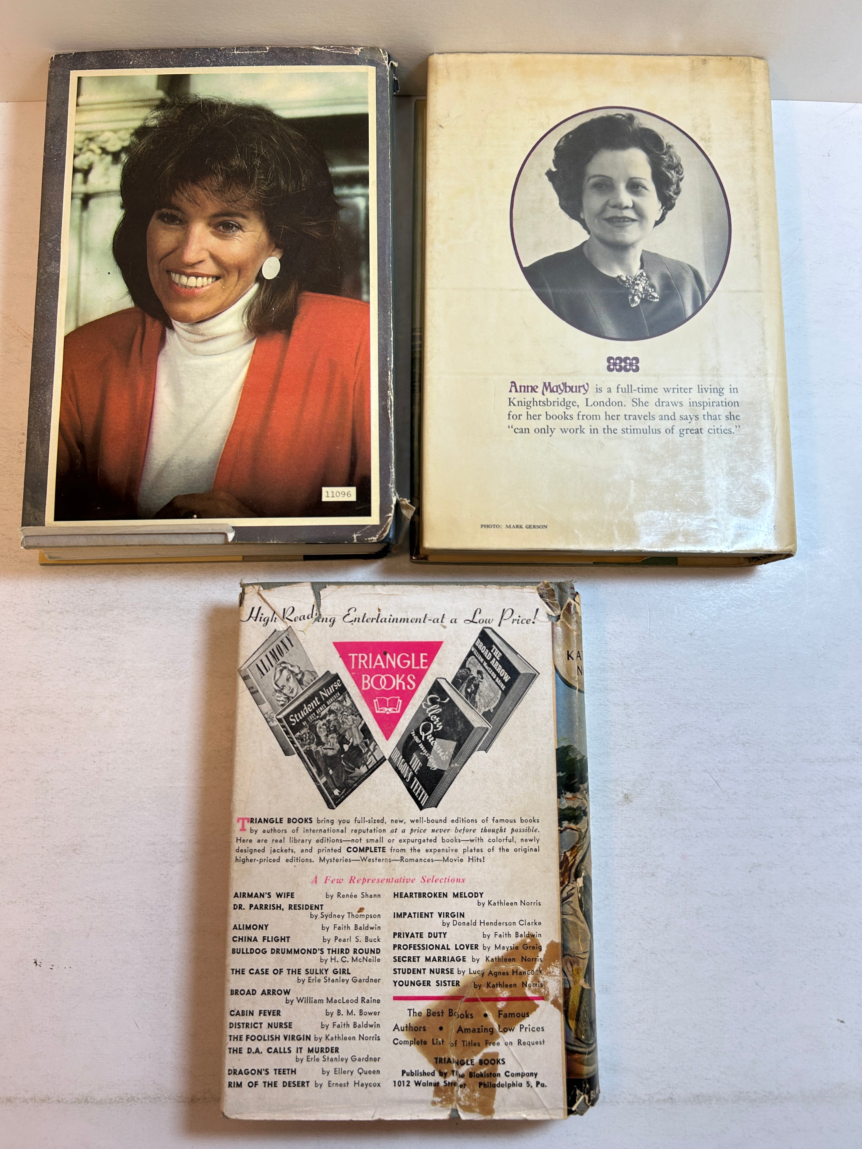 3 Vintage Novels: Younger Sister/Dark Star/Heiress 1945-1987 HC DJ