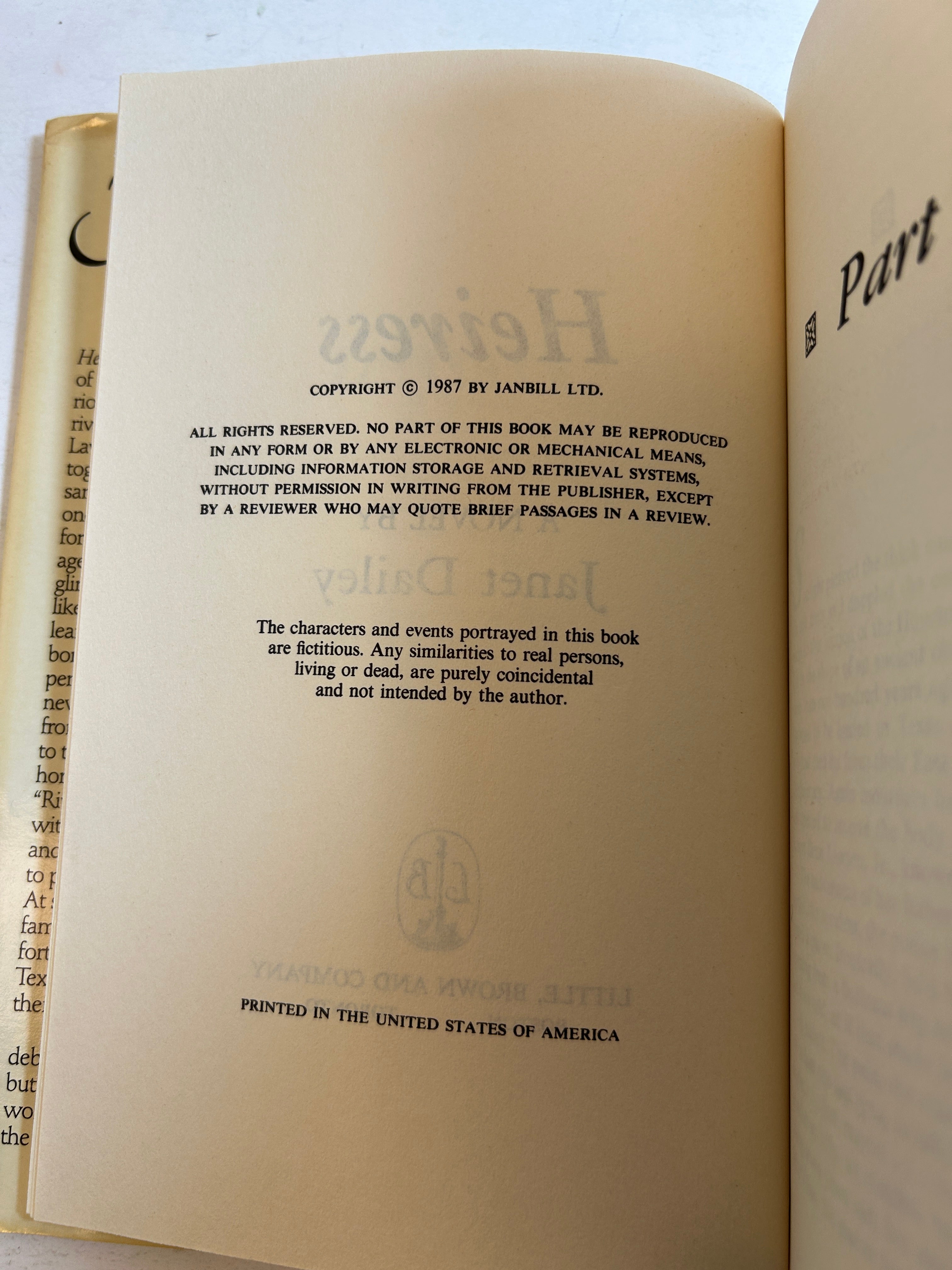 3 Vintage Novels: Younger Sister/Dark Star/Heiress 1945-1987 HC DJ