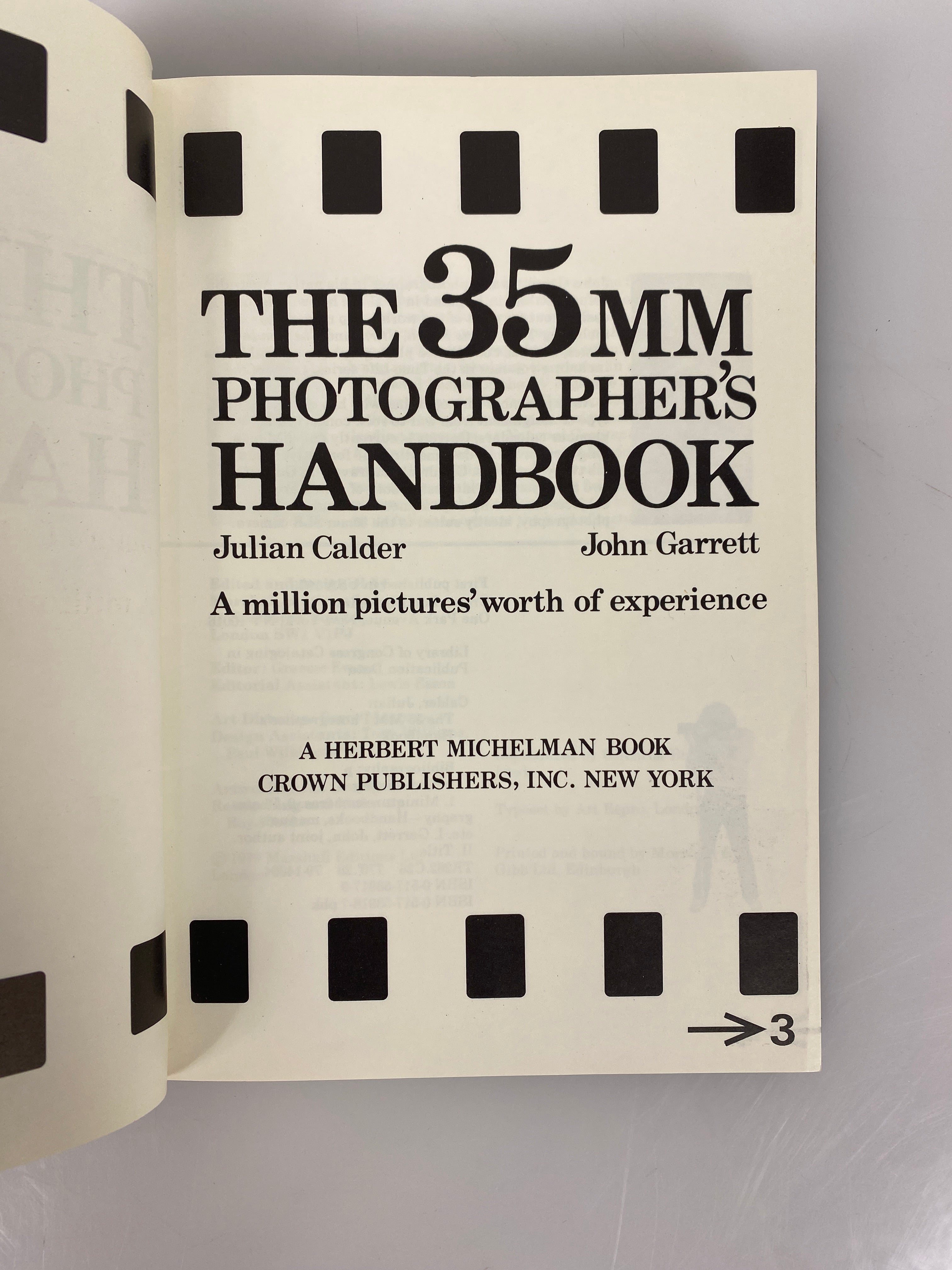 3 Vintage Photography Books: 35mm Handbook/Kodak Photoguide/In Focus 1975-80