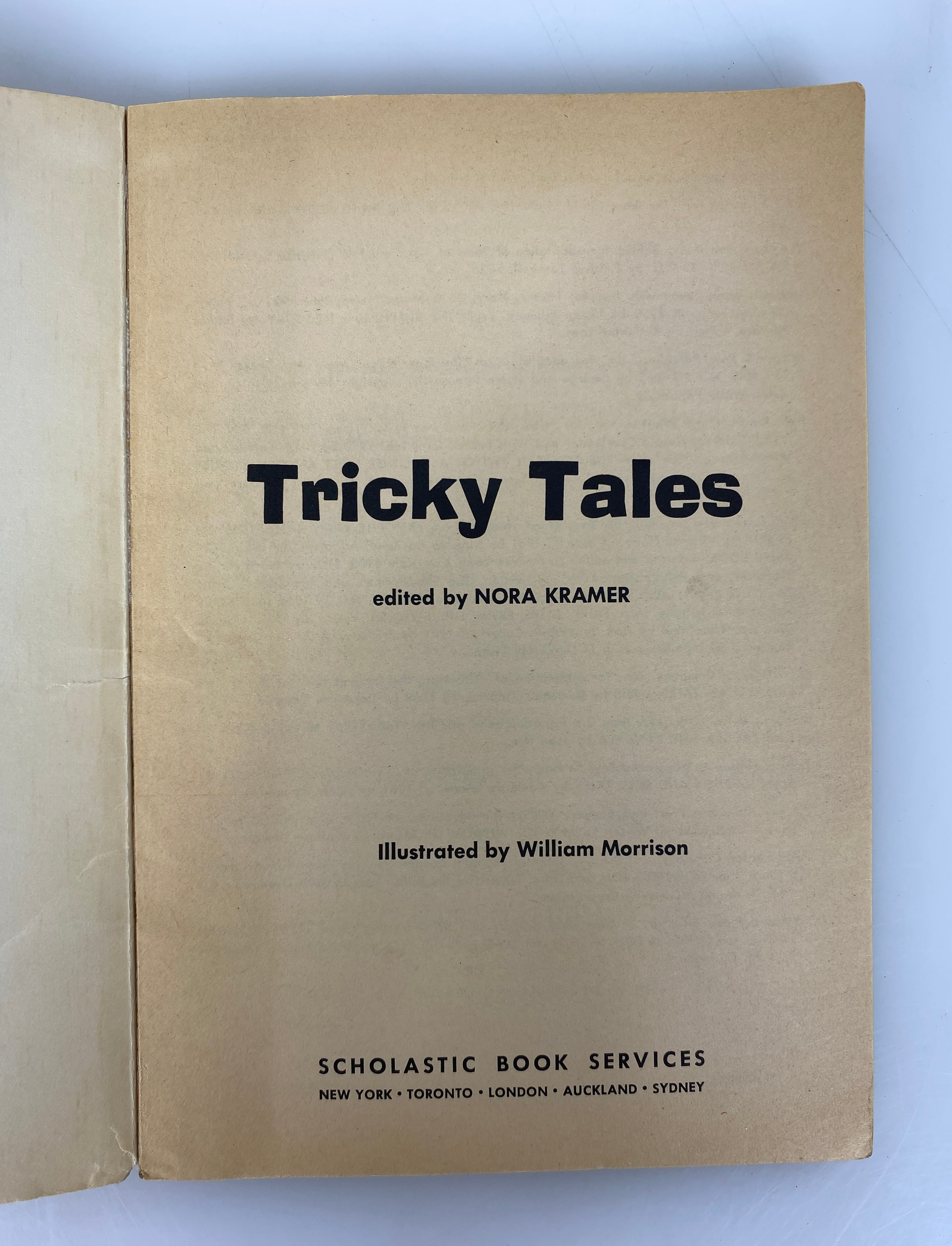 3 Vintage Scholastic PB: The Witch's Buttons/Tricky Tales/Blue Ribbons for Meg