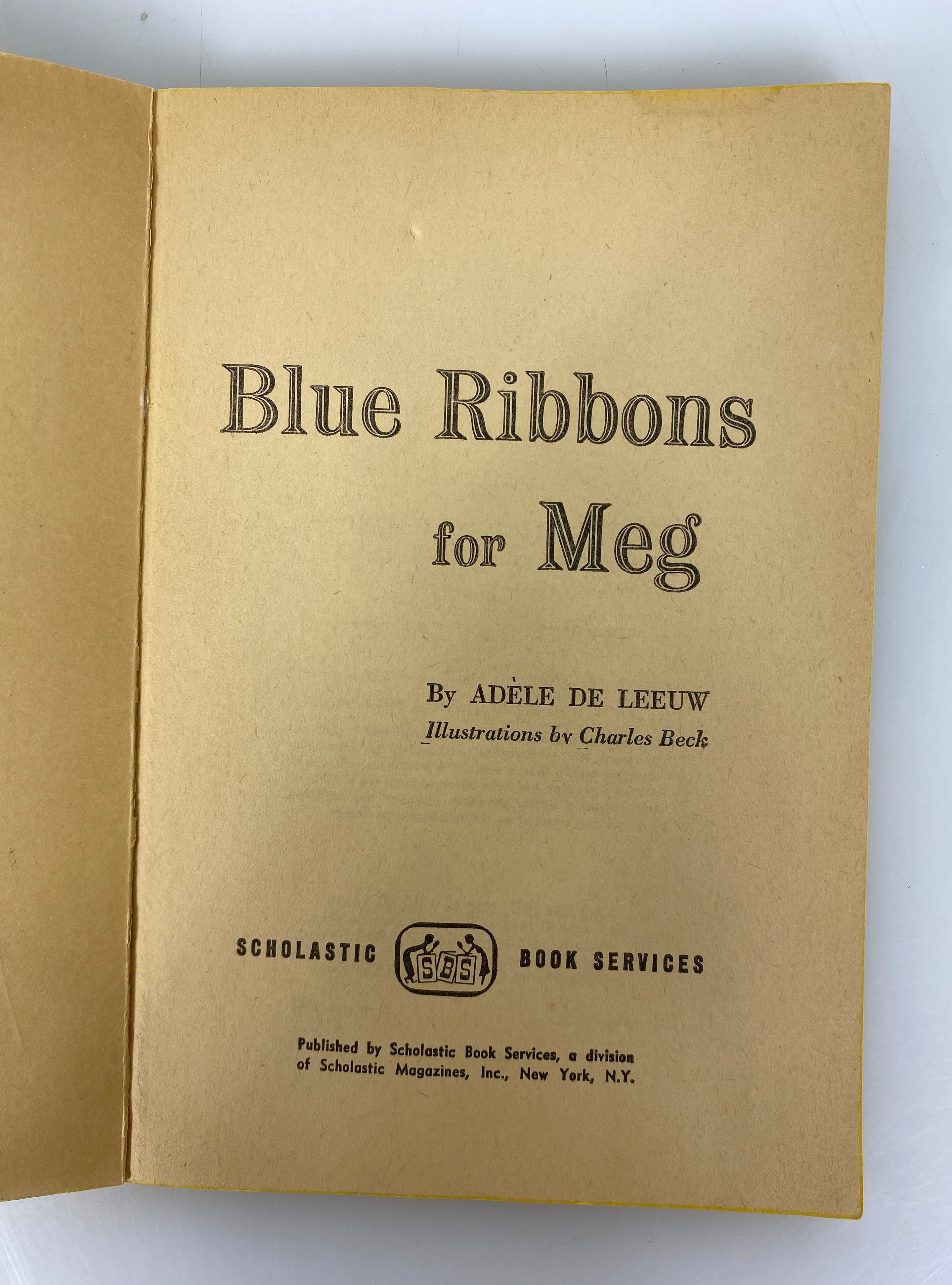 3 Vintage Scholastic PB: The Witch's Buttons/Tricky Tales/Blue Ribbons for Meg