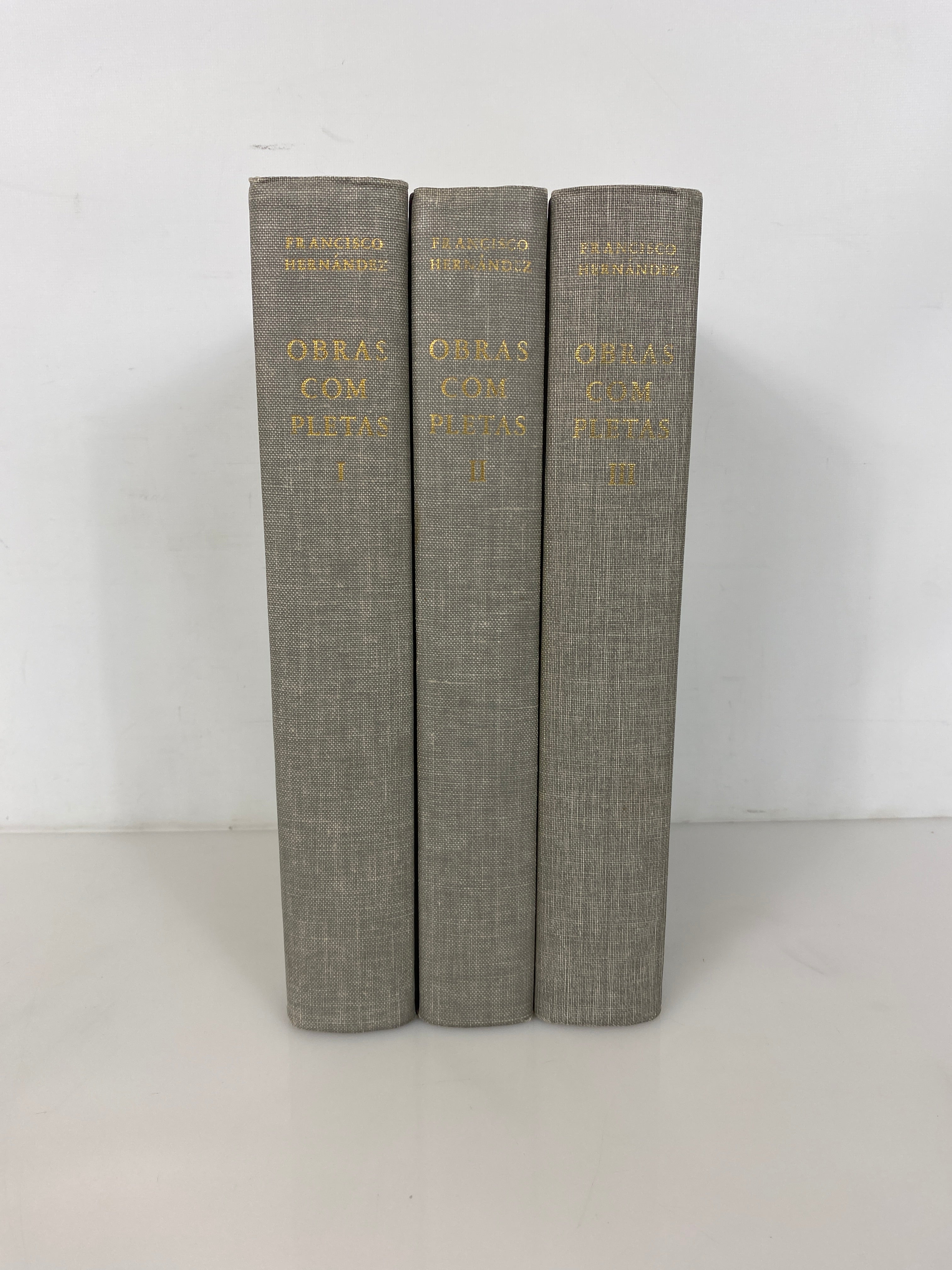 3 Vol Set: Life & Works of Francisco Hernandez/Natural History of New Spain HC