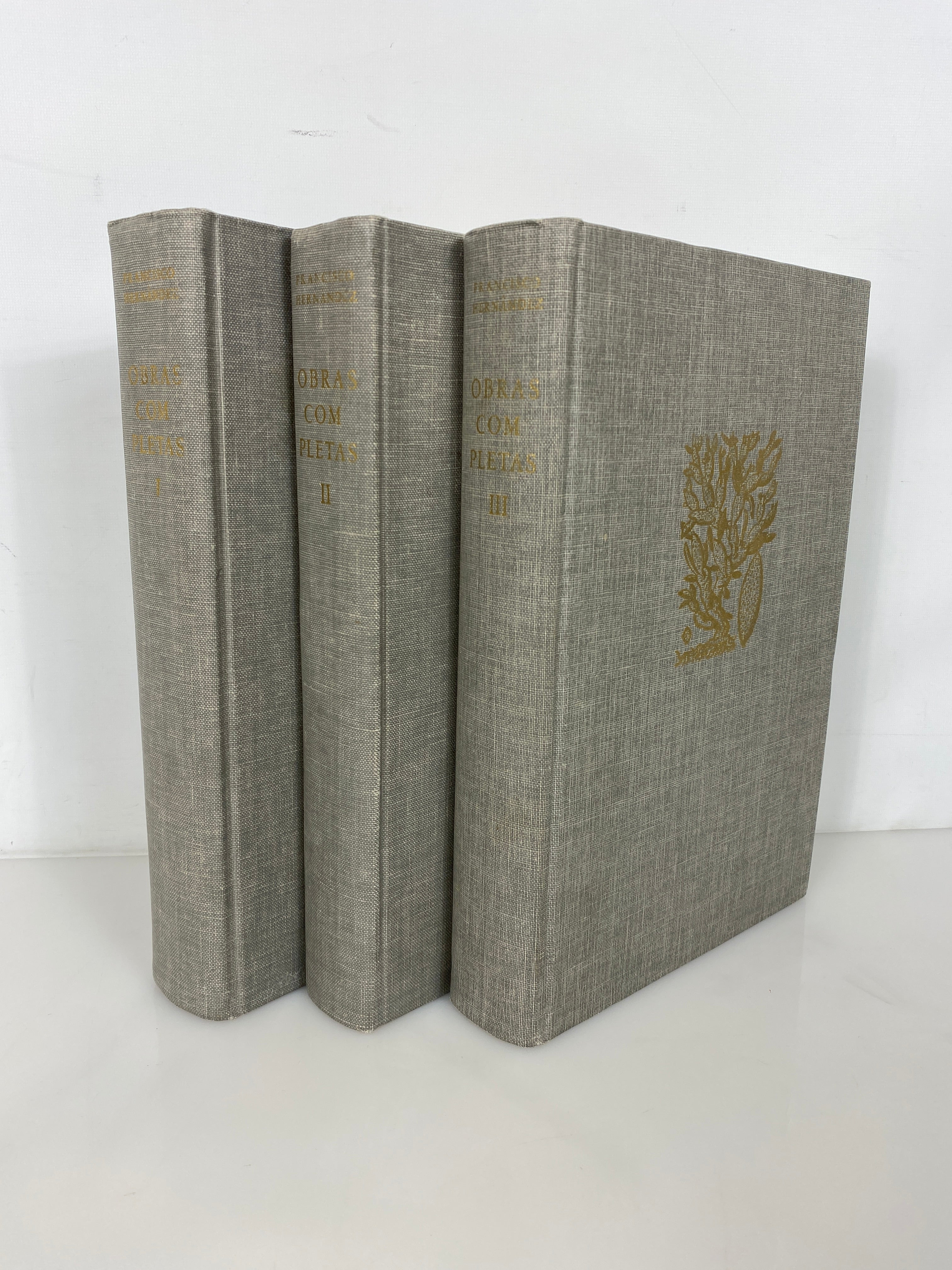 3 Vol Set: Life & Works of Francisco Hernandez/Natural History of New Spain HC