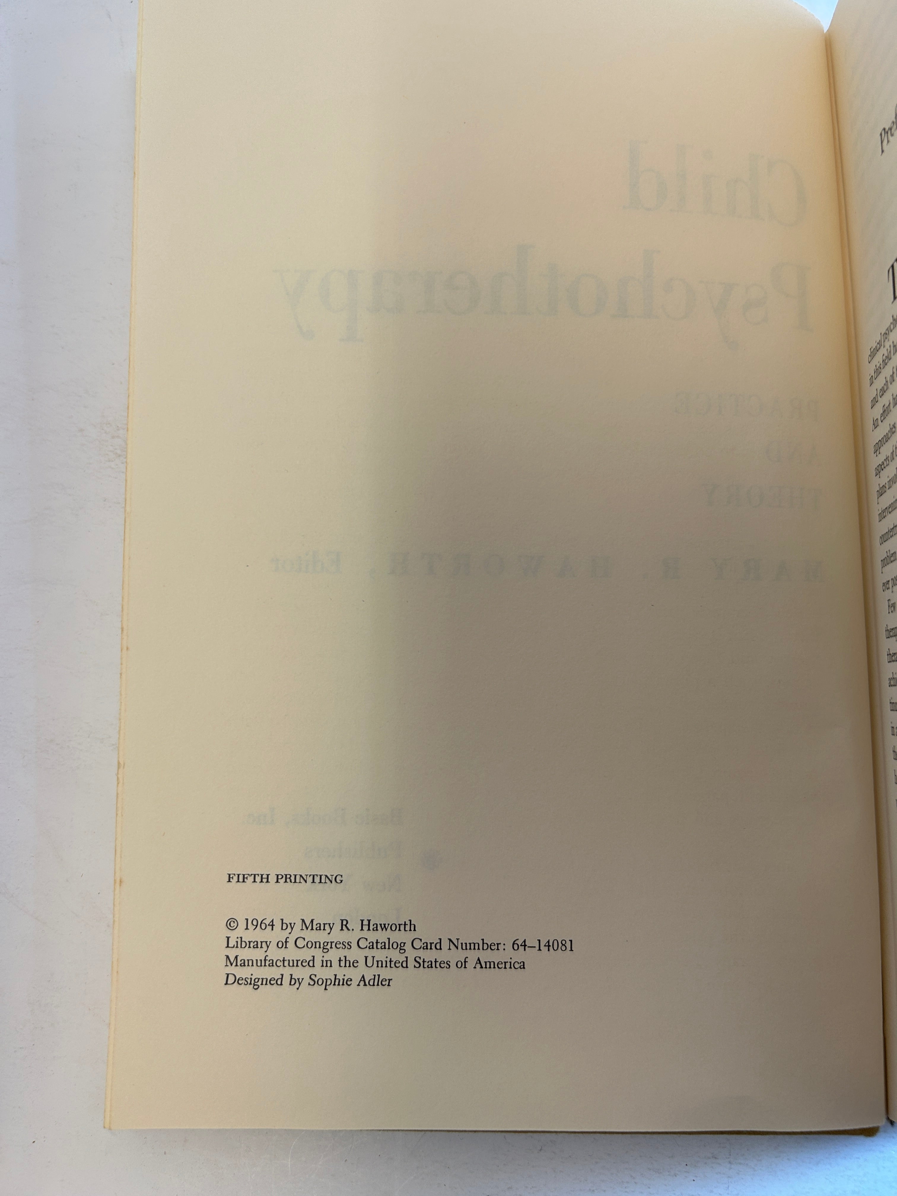 3 Vols: Child Psychology/Psychology of Adolescence/Family Society & Individual