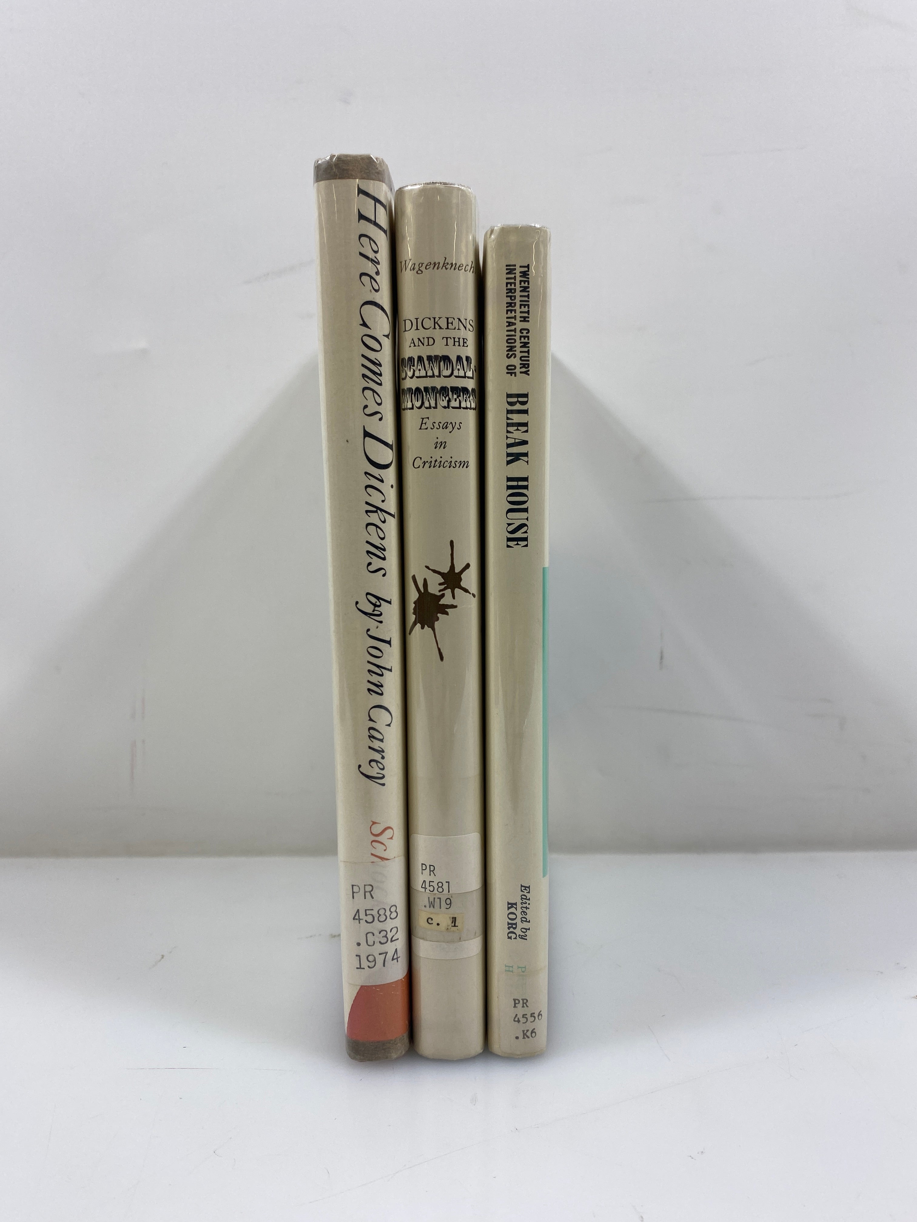 3 Vols: Dickens & the Scandalmongers/Bleak House/Here Comes Dickens Ex-Library