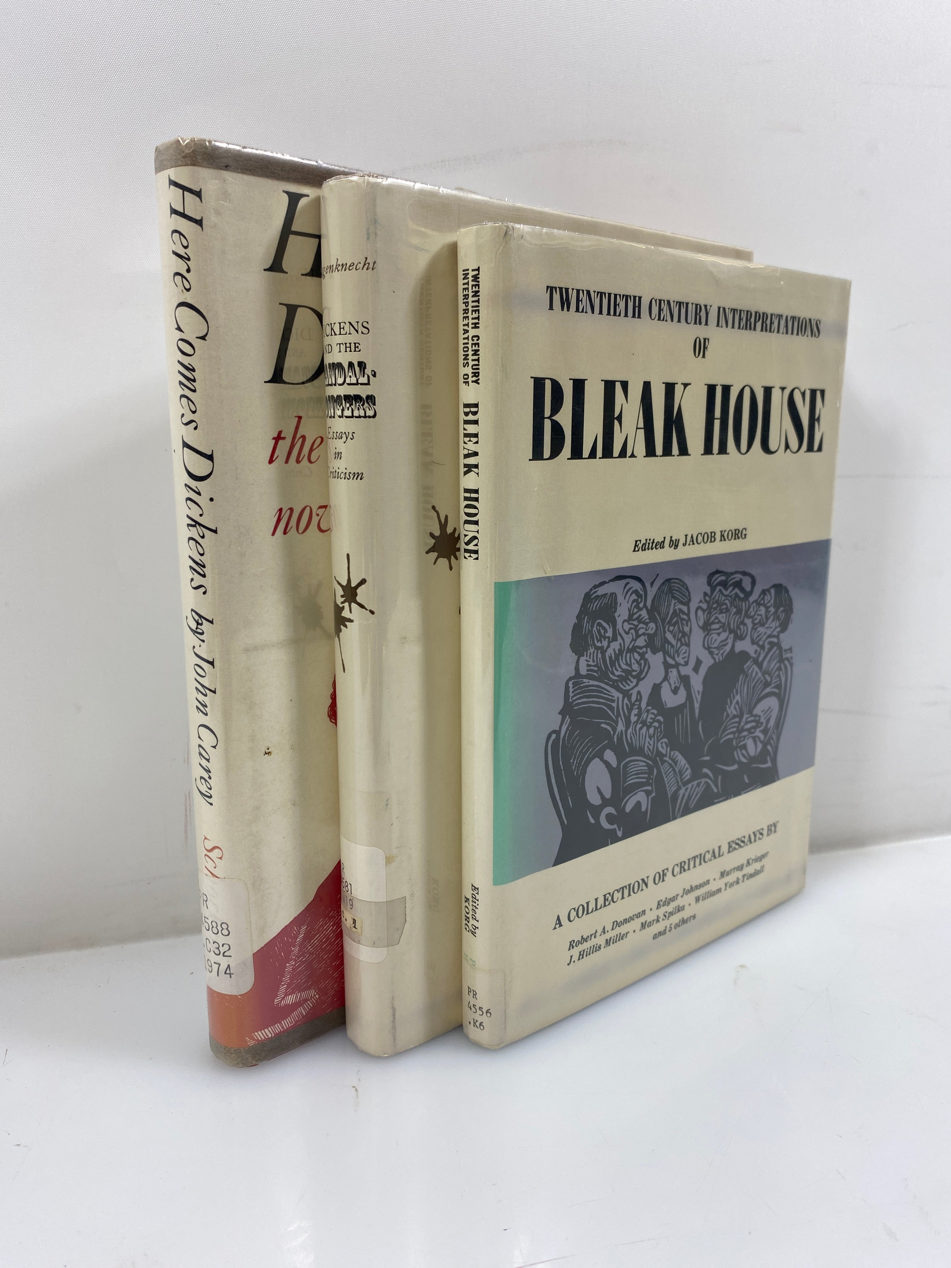 3 Vols: Dickens & the Scandalmongers/Bleak House/Here Comes Dickens Ex-Library