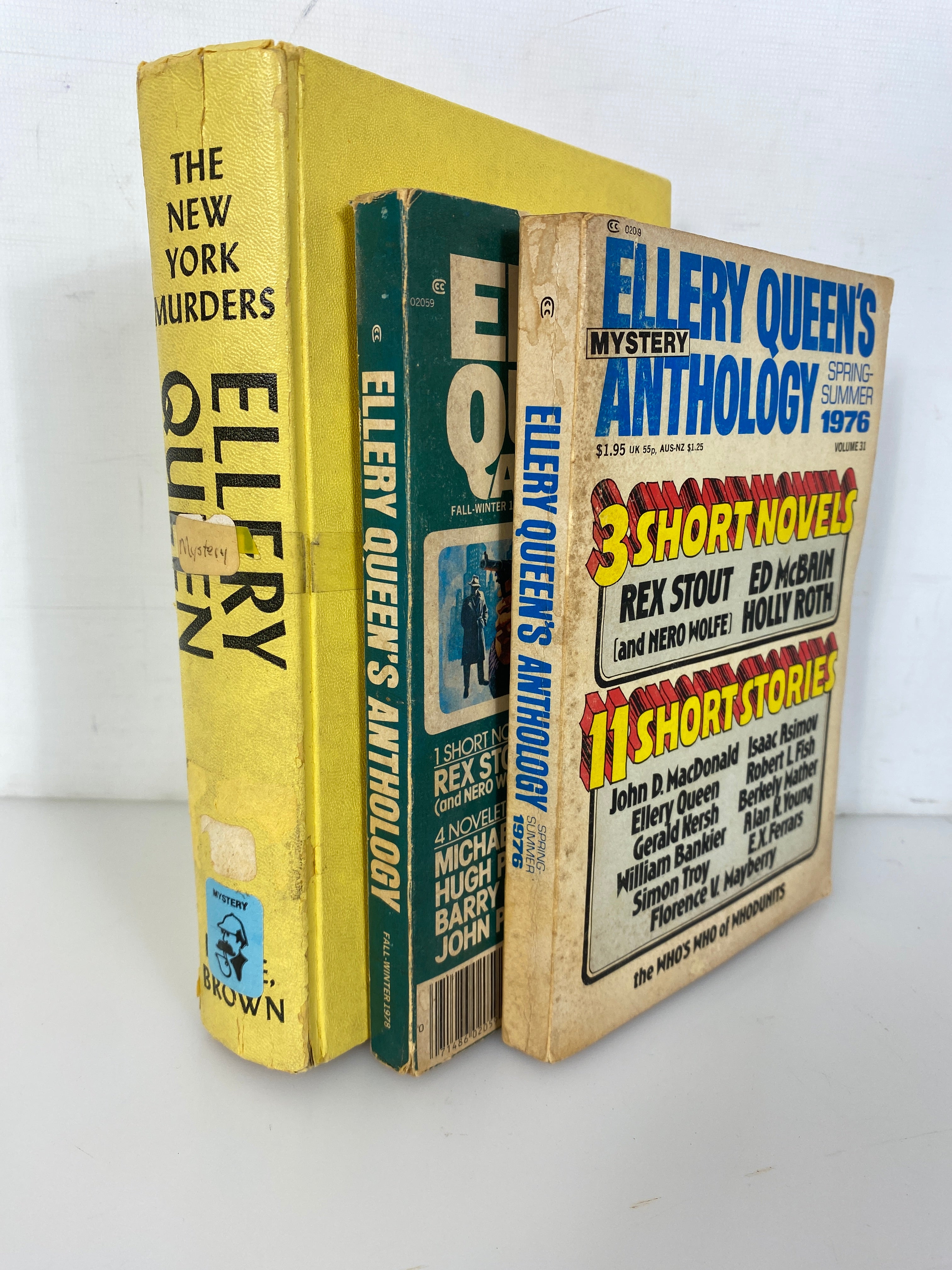3 Vols: Ellery Queen's Anthology 31 & 36/The New York Murders Omnibus