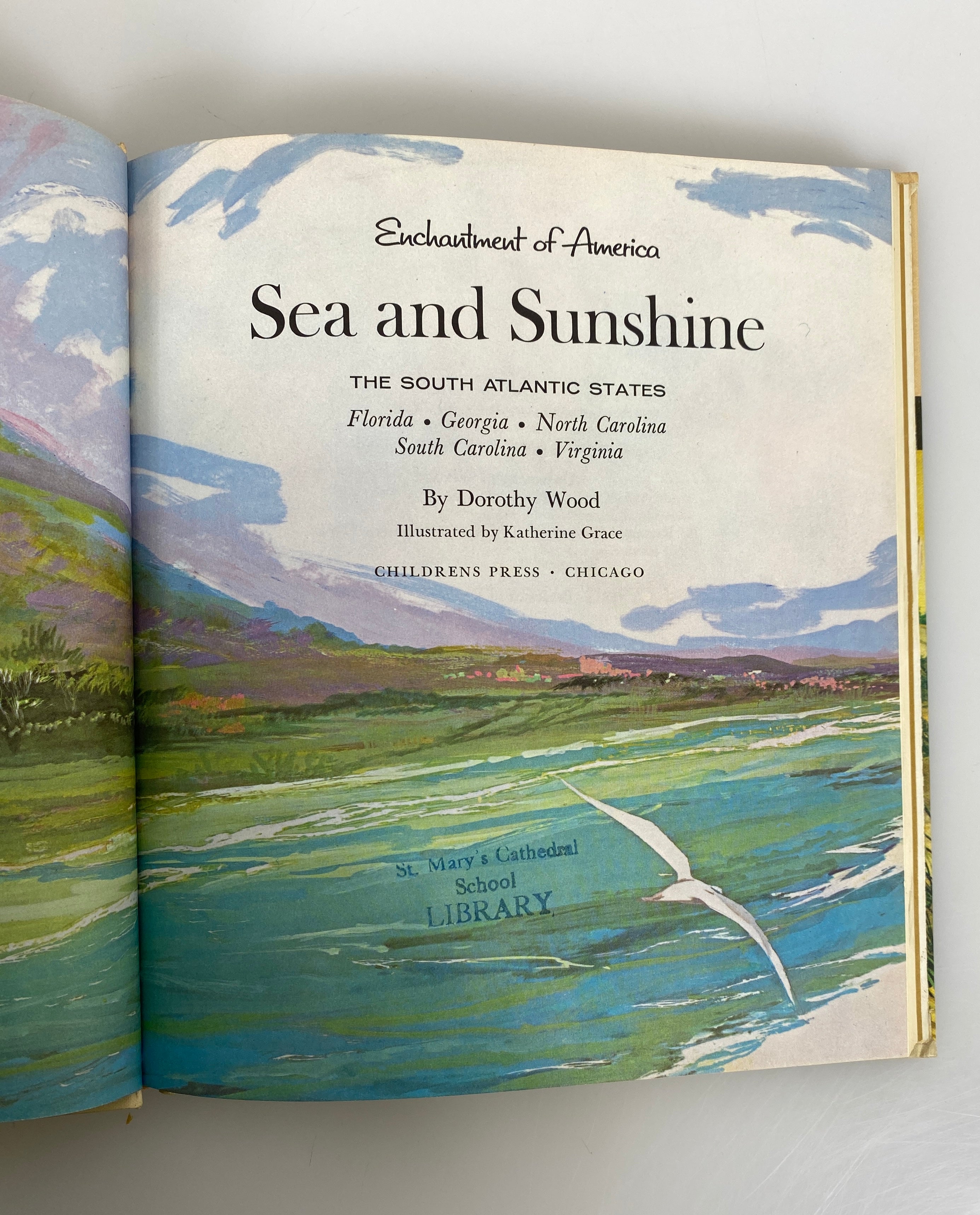 3 Vols: Enchantment of America Maine/New York/Sea & Sunshine Ex-Library HC