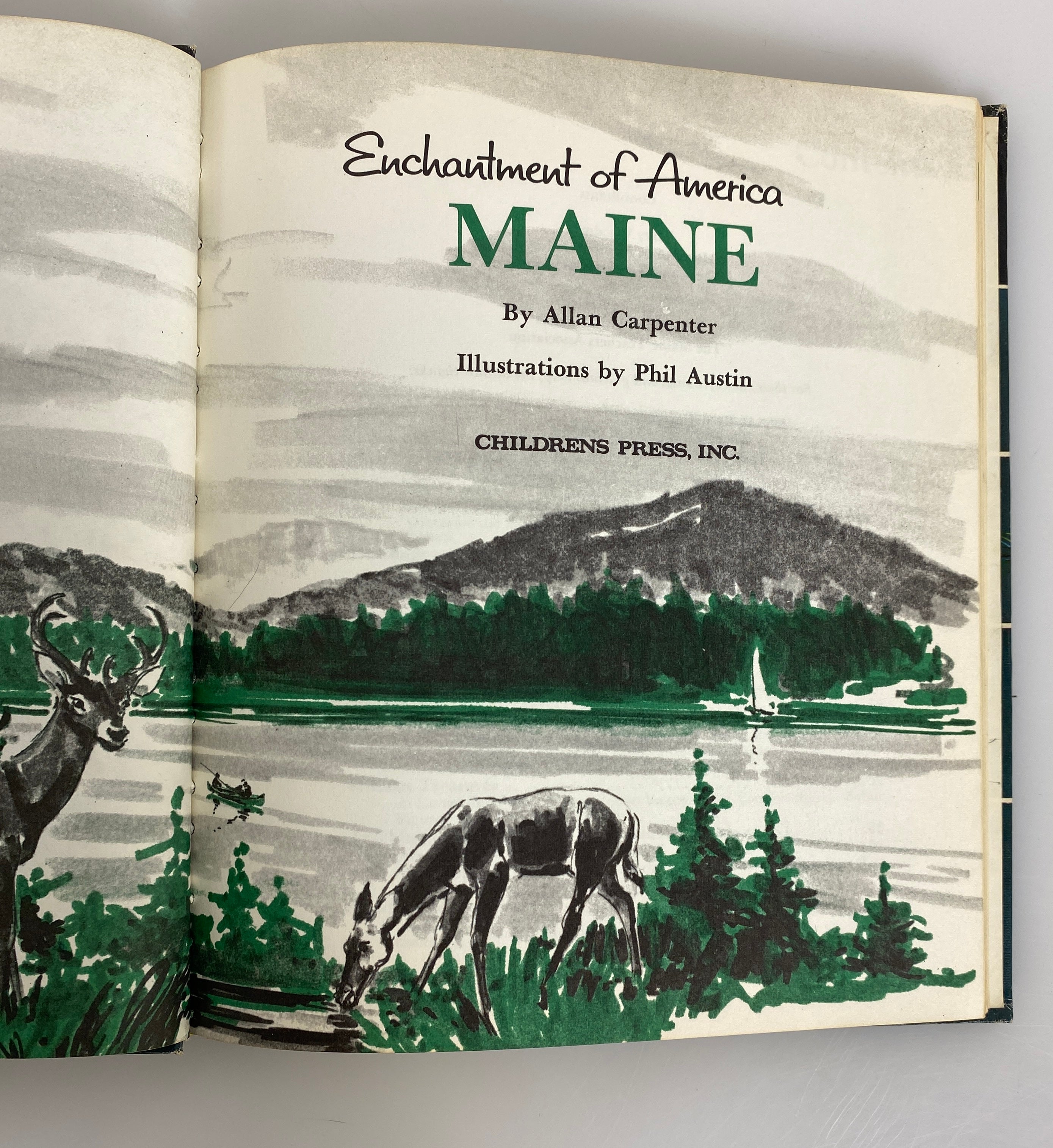 3 Vols: Enchantment of America Maine/New York/Sea & Sunshine Ex-Library HC