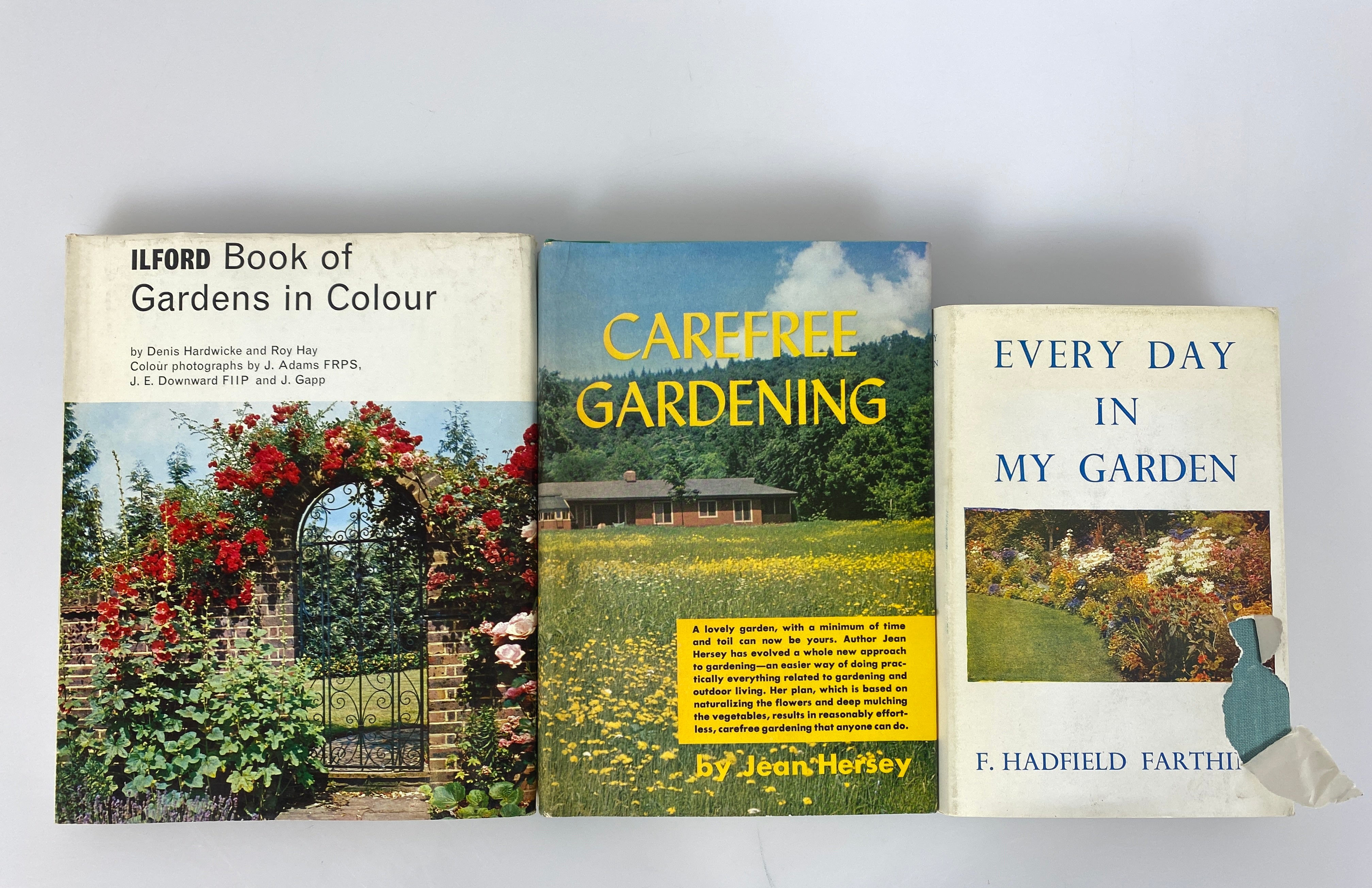 3 Vols: Every Day in My Garden/Carefree Gardening/Book of Gardens in Color HCDJ