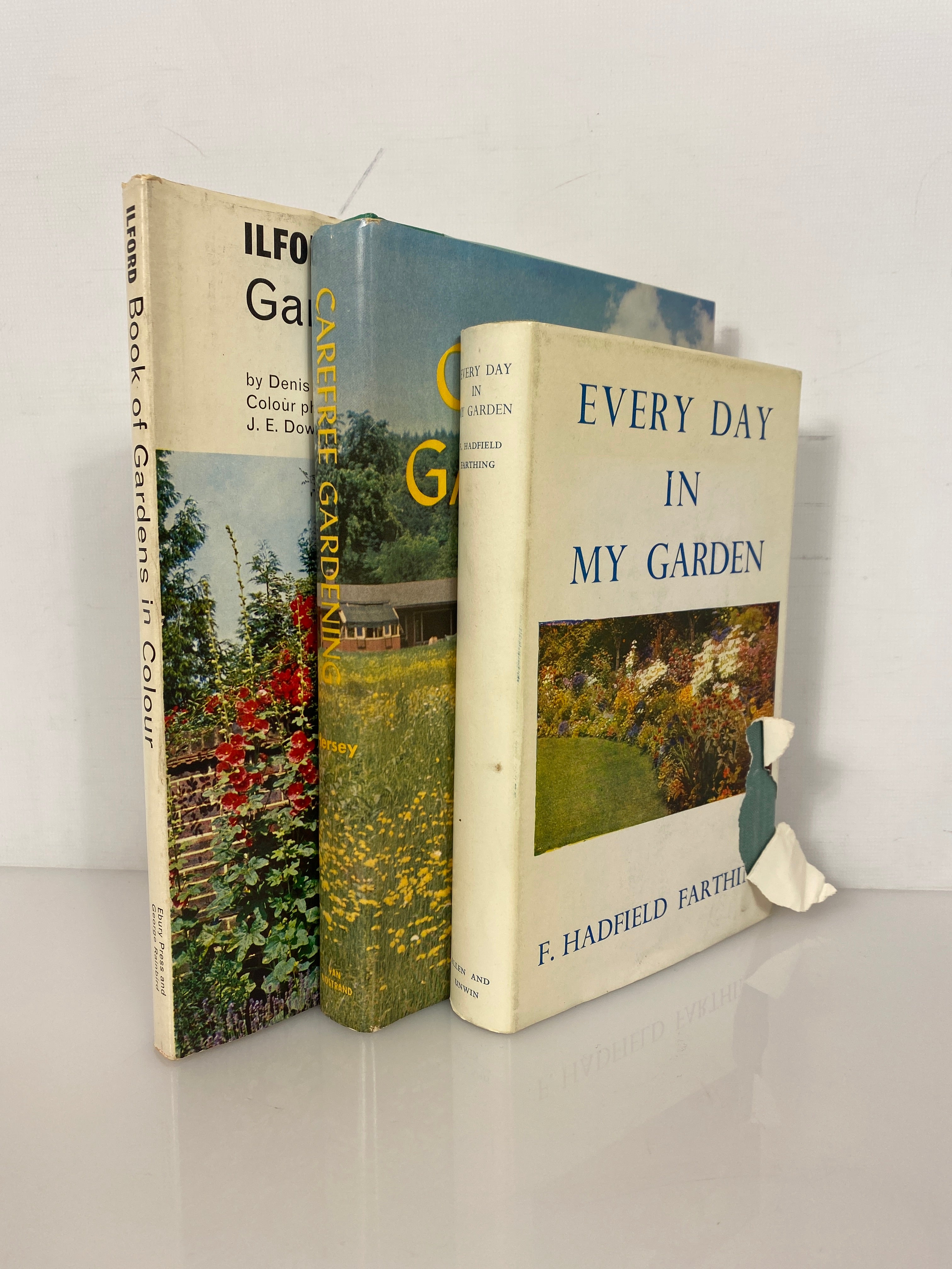3 Vols: Every Day in My Garden/Carefree Gardening/Book of Gardens in Color HCDJ