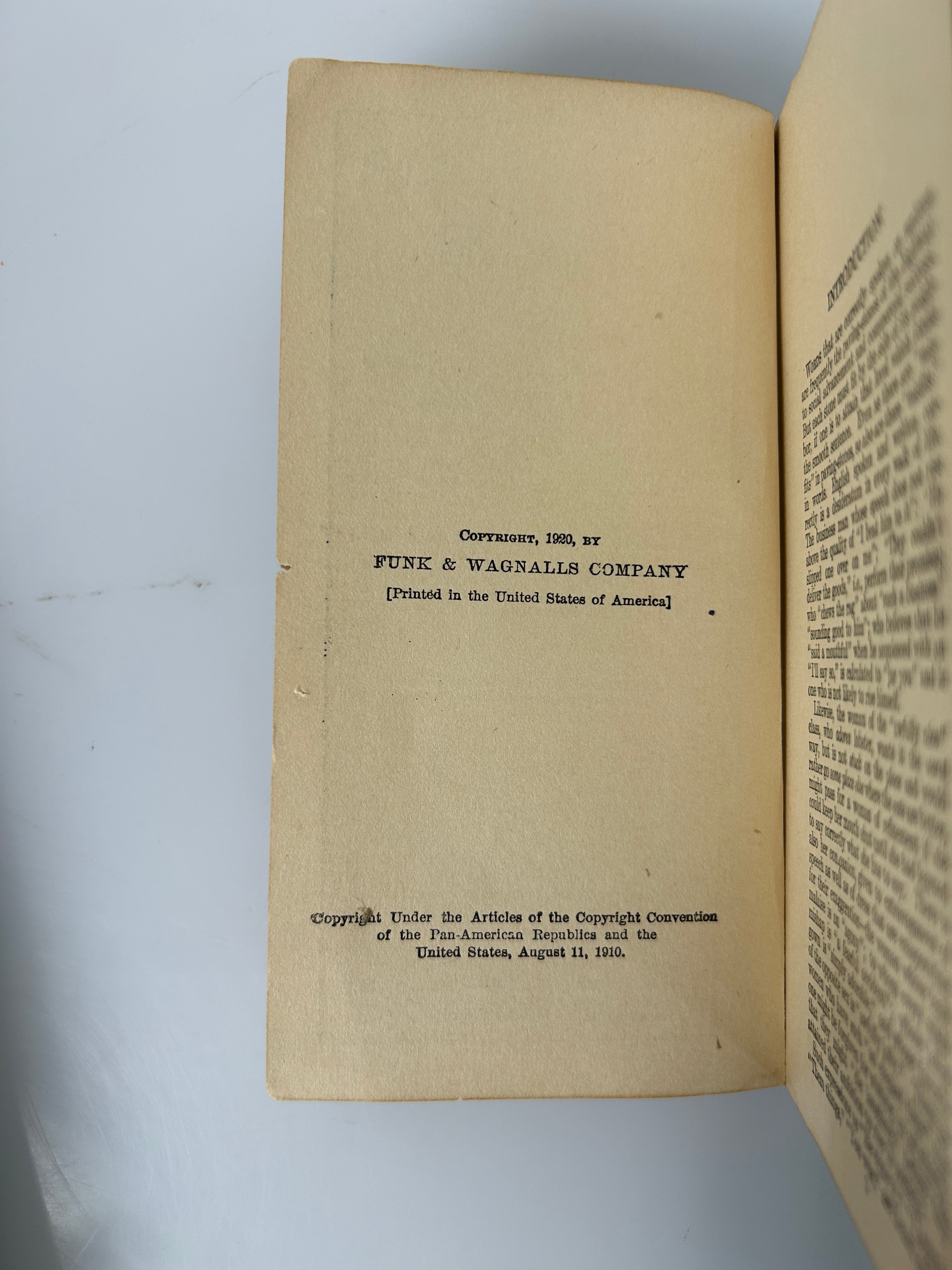 3 Vols: Faulty Diction/Mend Your Speech/Better Say Funk & Wagnalls Booklets 1923