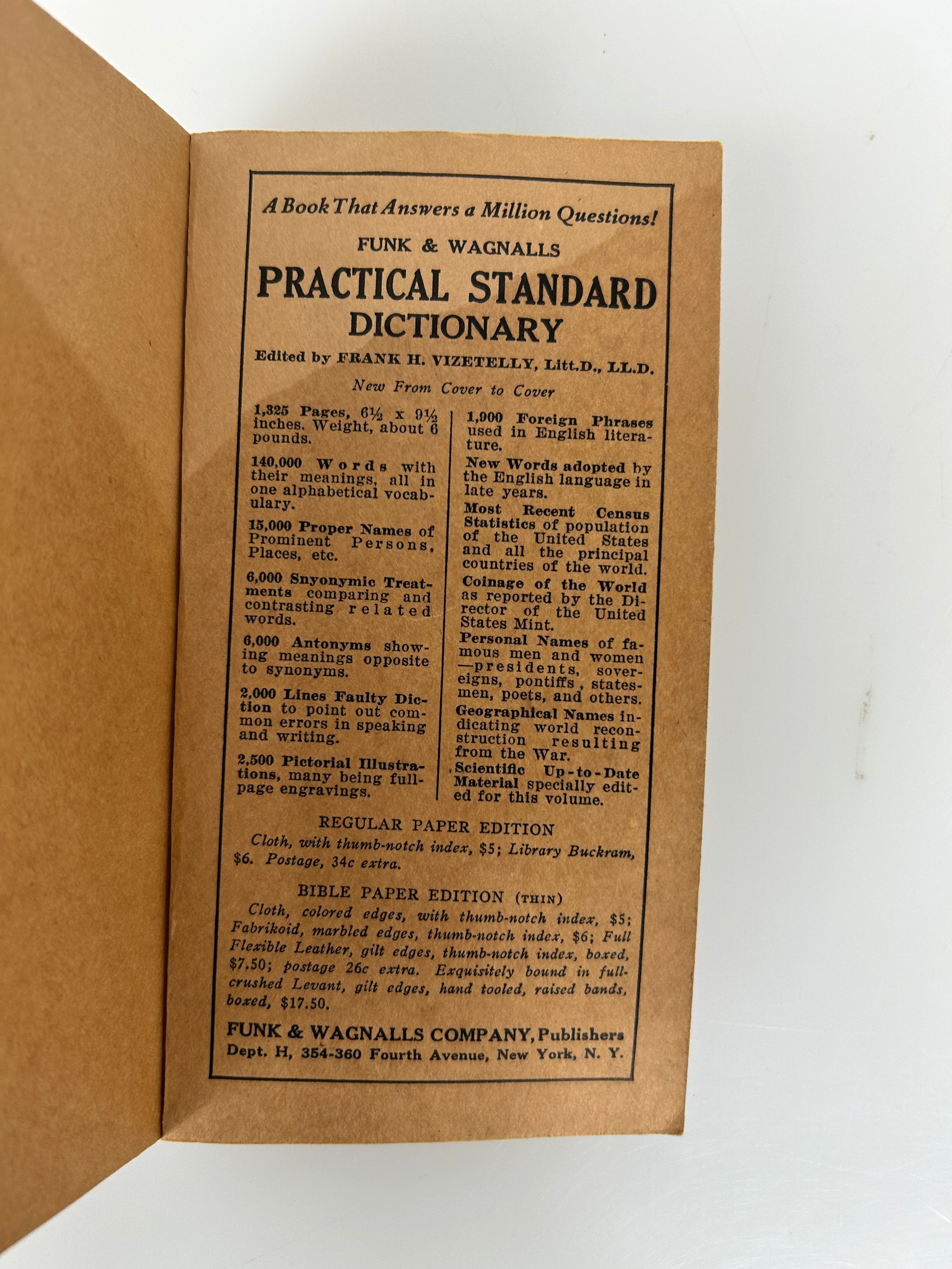 3 Vols: Faulty Diction/Mend Your Speech/Better Say Funk & Wagnalls Booklets 1923