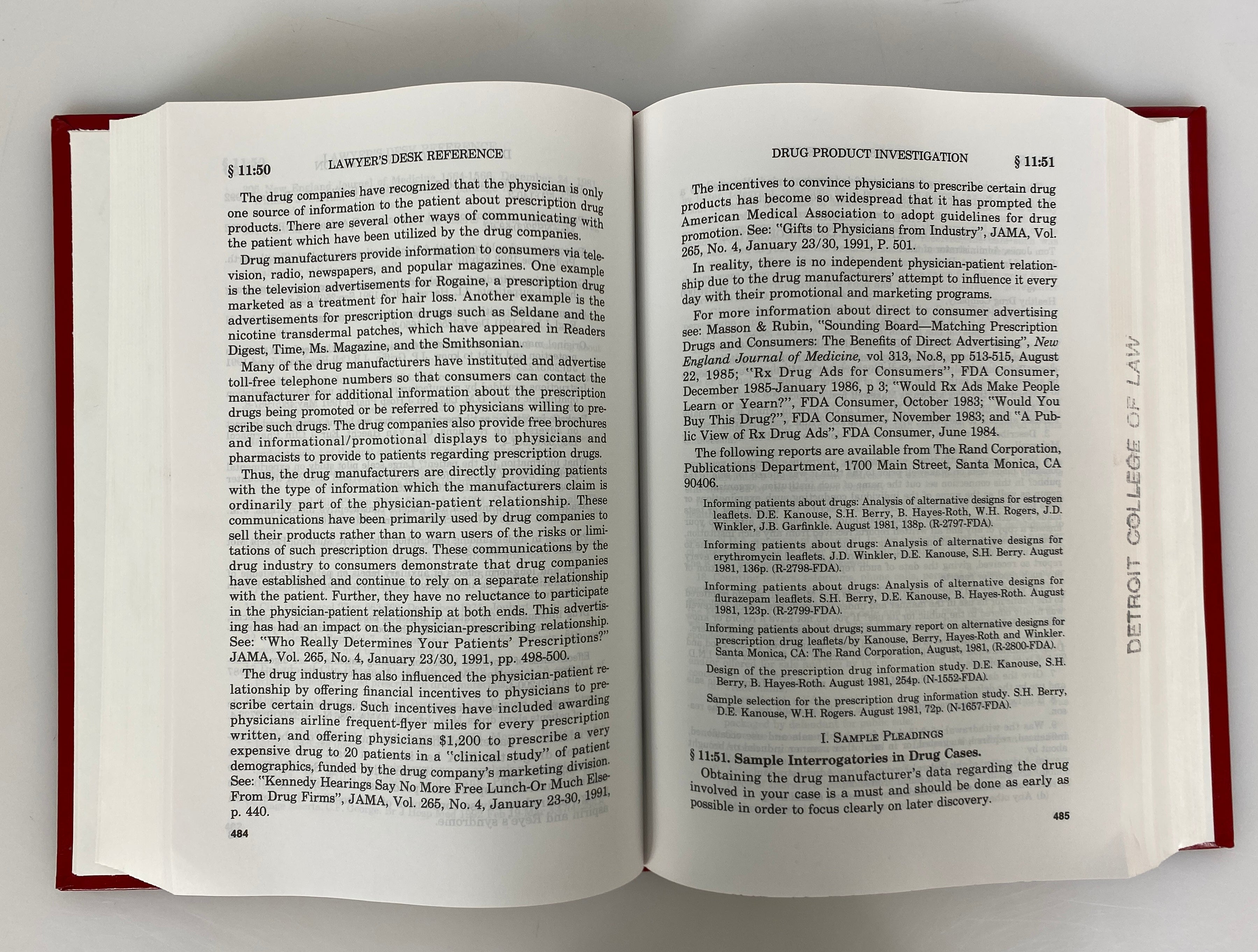 3 Vols: Lawyer's Desk Reference Philo/Philo 1993 8th Edition Ex-Library HC