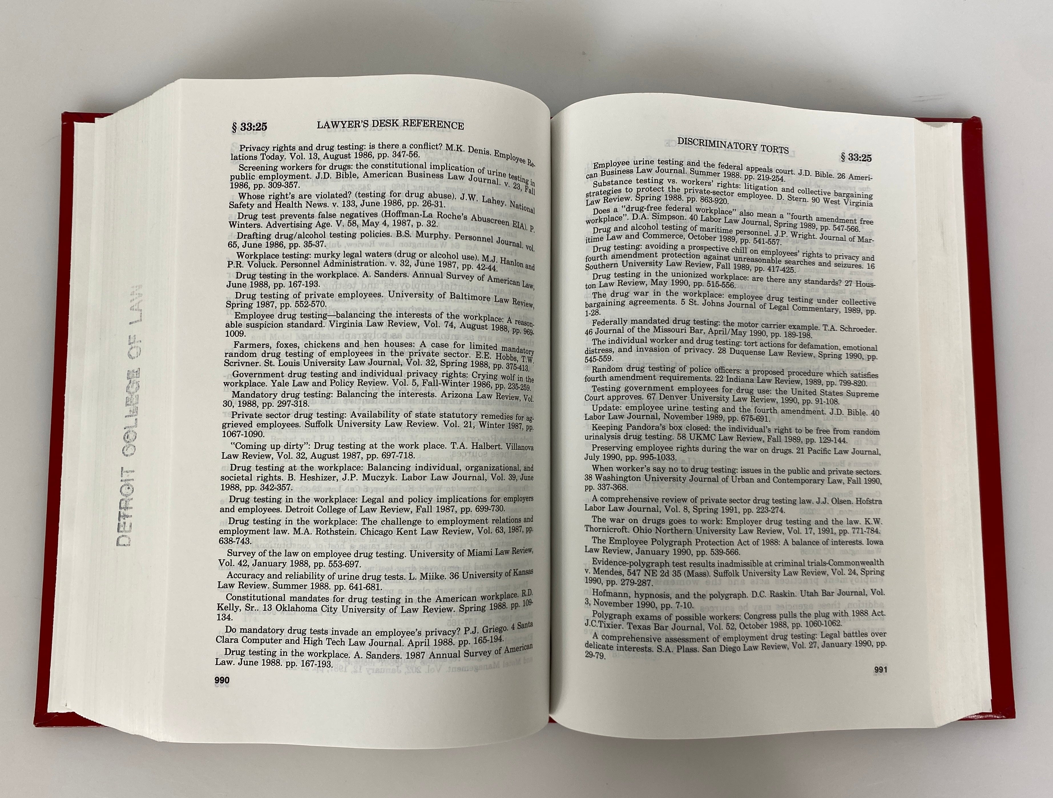3 Vols: Lawyer's Desk Reference Philo/Philo 1993 8th Edition Ex-Library HC