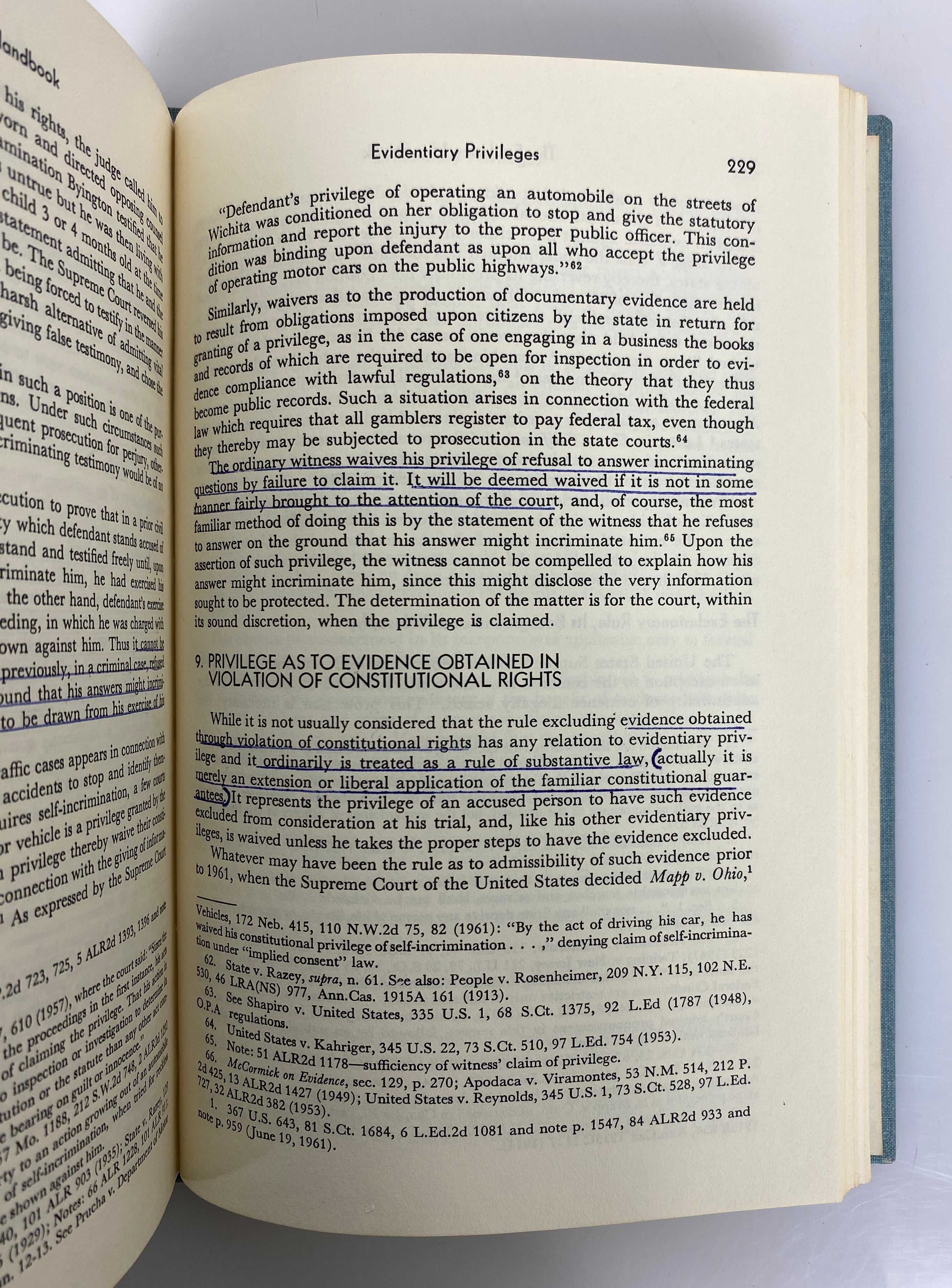 3 Vols: Police in Community/Patrol Administration/Evidence Handbook 1961-75 HC