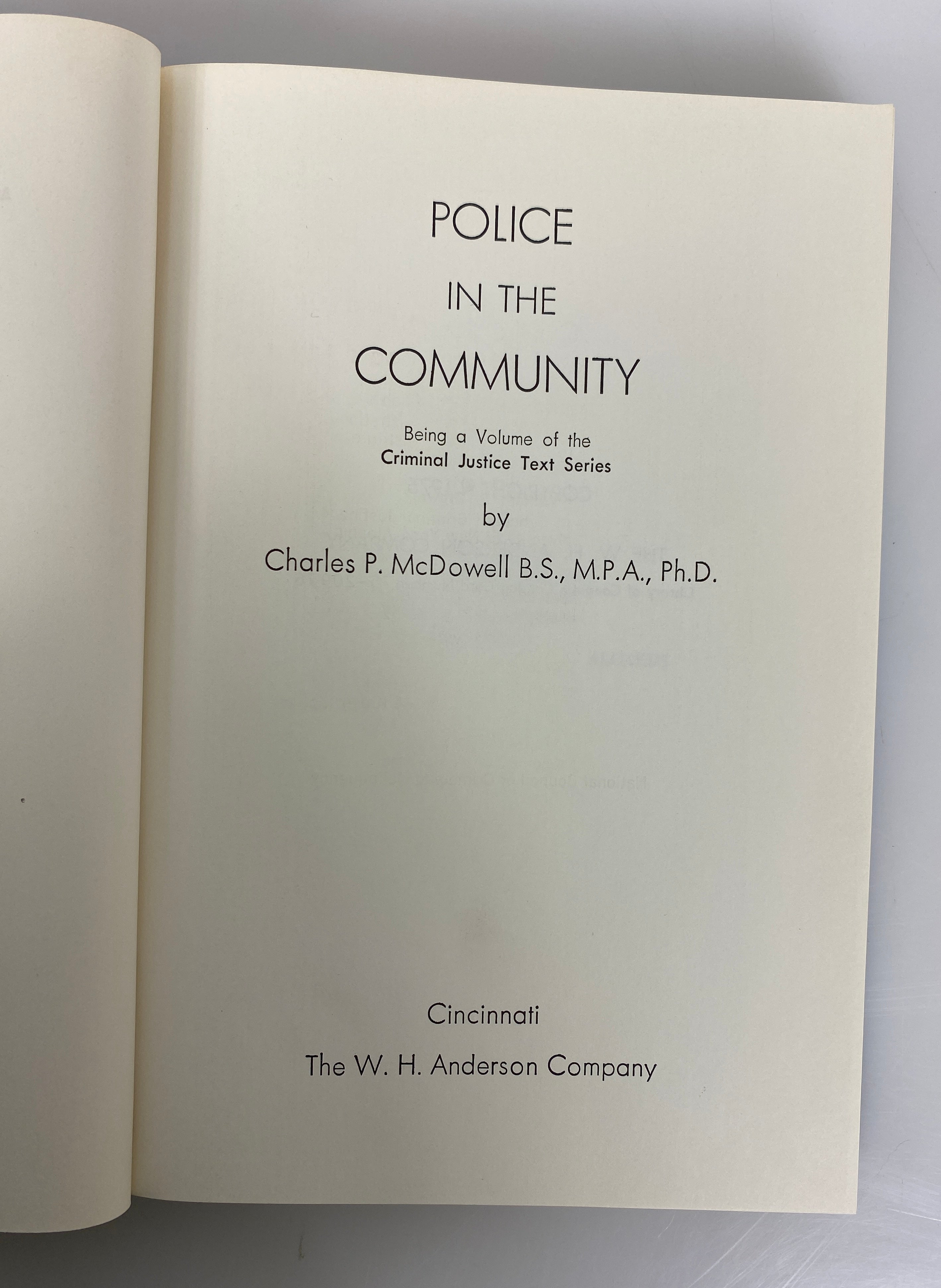 3 Vols: Police in Community/Patrol Administration/Evidence Handbook 1961-75 HC