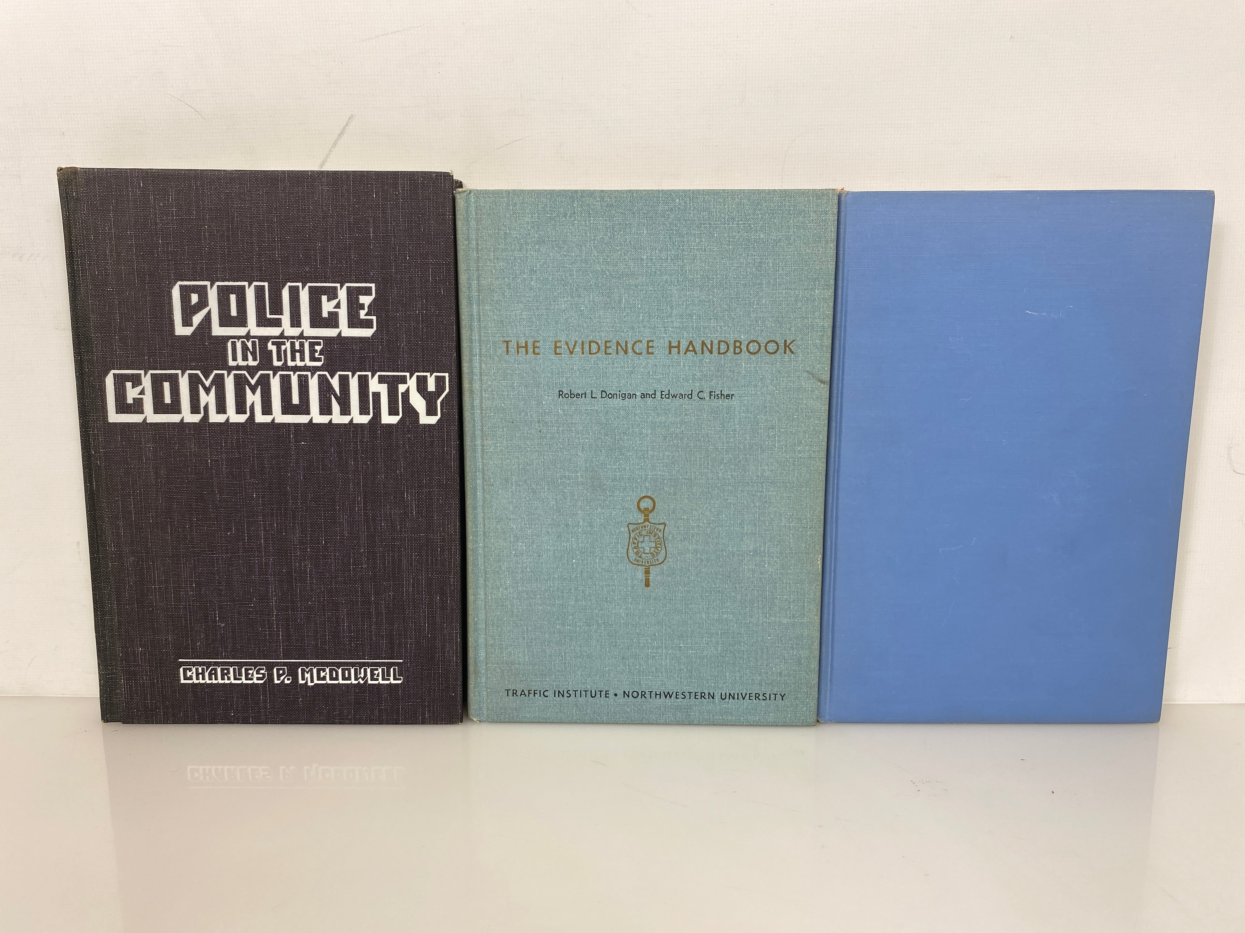 3 Vols: Police in Community/Patrol Administration/Evidence Handbook 1961-75 HC