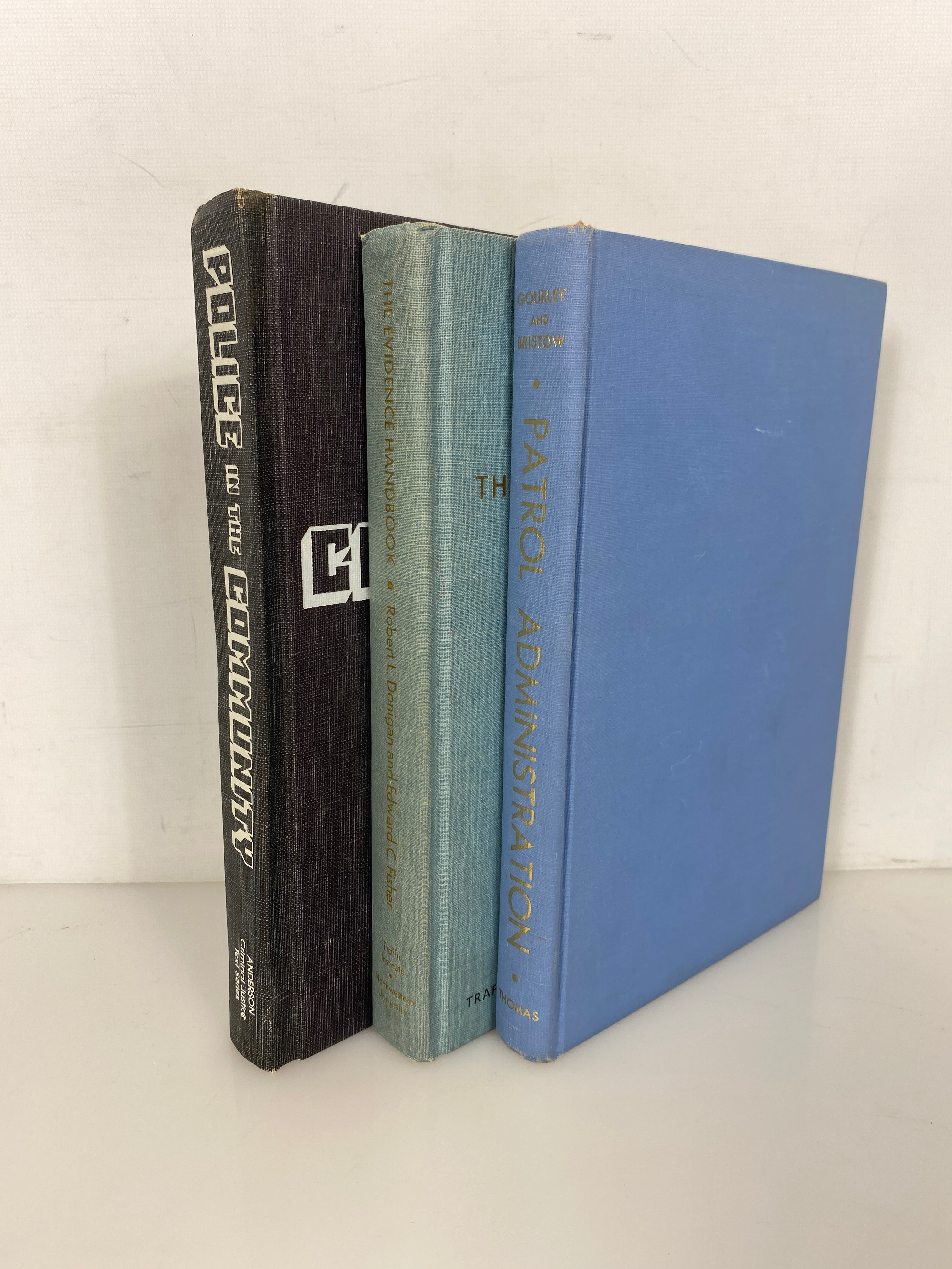 3 Vols: Police in Community/Patrol Administration/Evidence Handbook 1961-75 HC