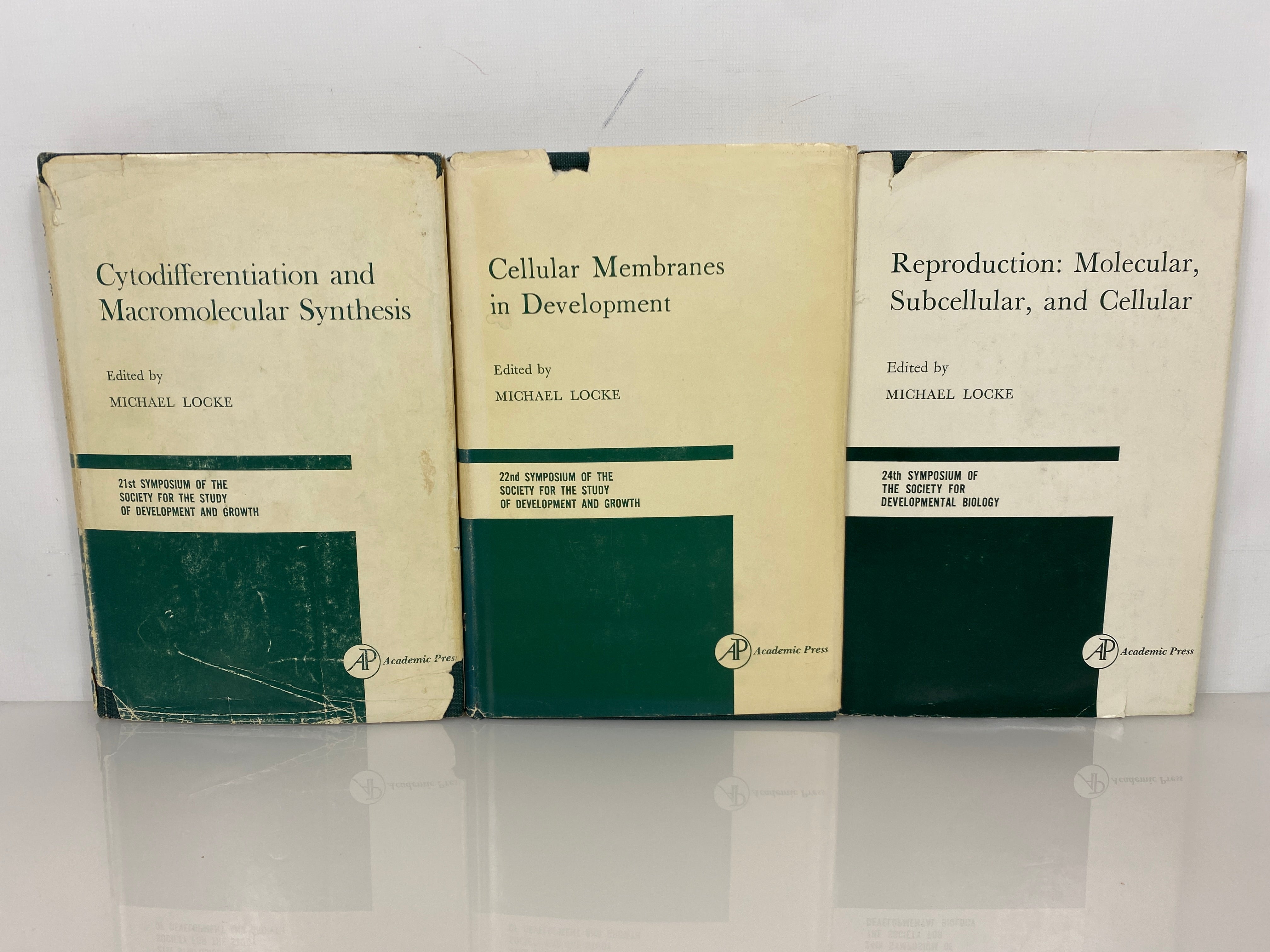 3 Vols: Symposium of the Society for Study of Development & Growth 1963-65 HCDJ