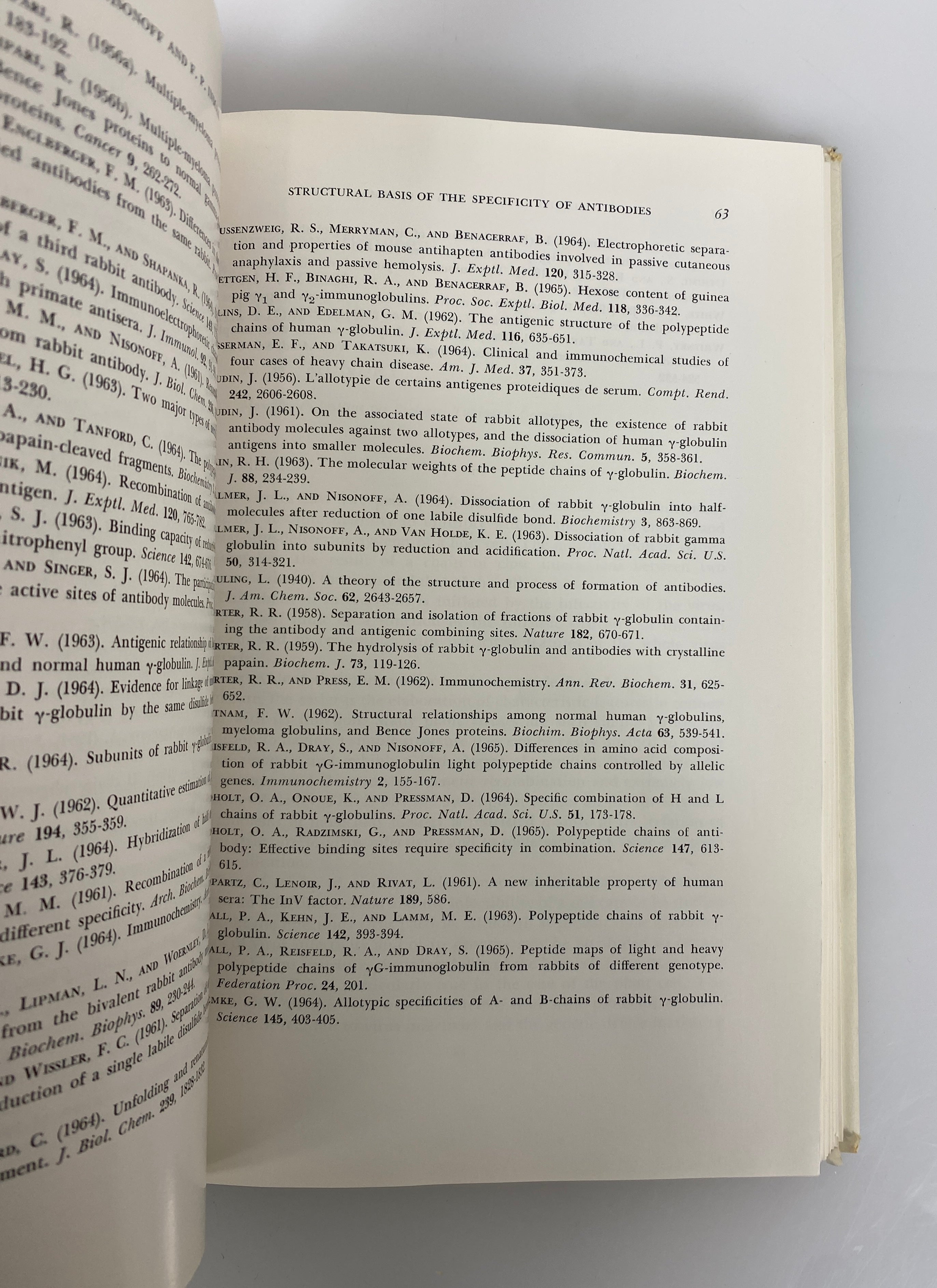 3 Vols: Symposium of the Society for Study of Development & Growth 1963-65 HCDJ