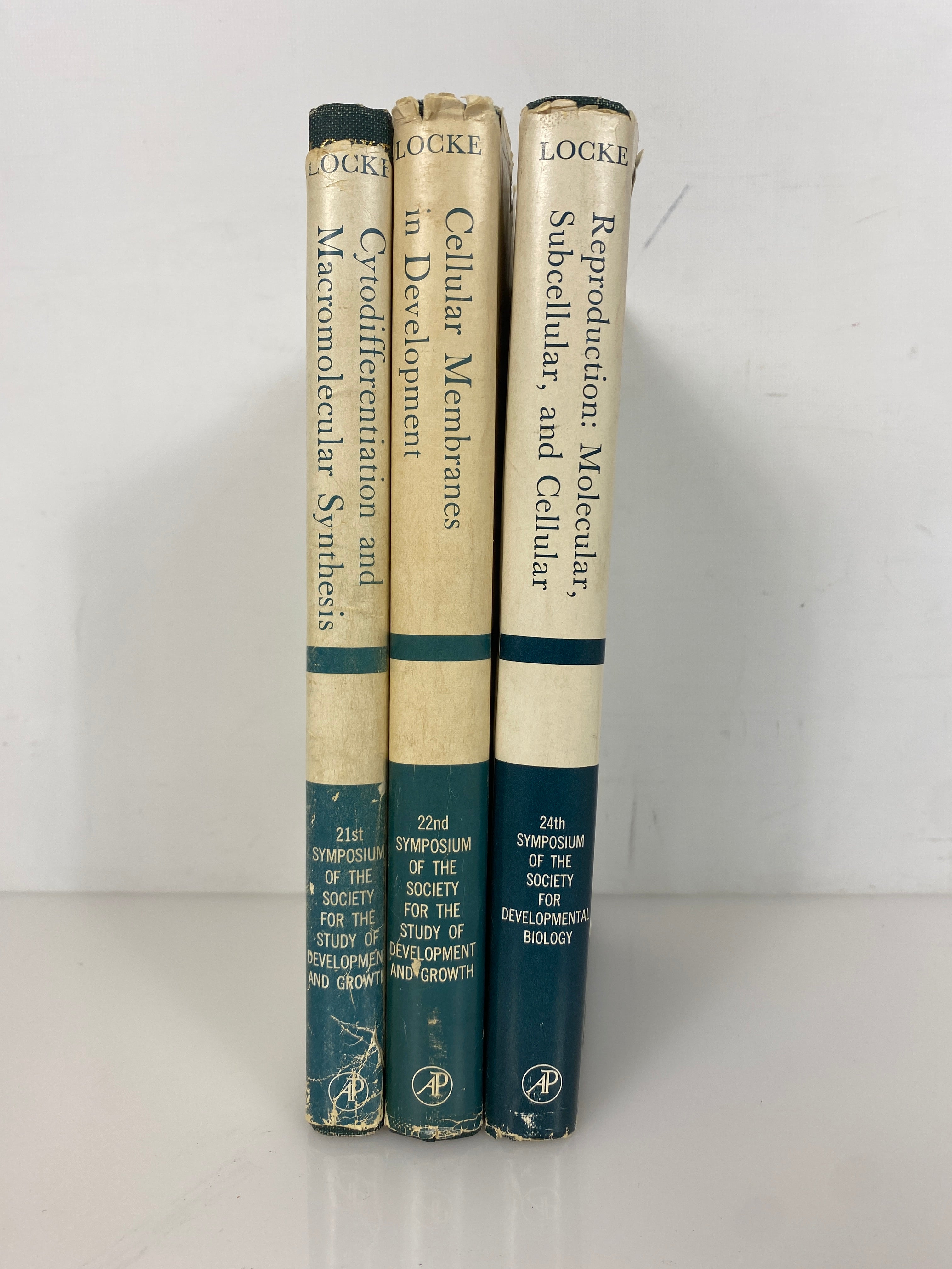 3 Vols: Symposium of the Society for Study of Development & Growth 1963-65 HCDJ