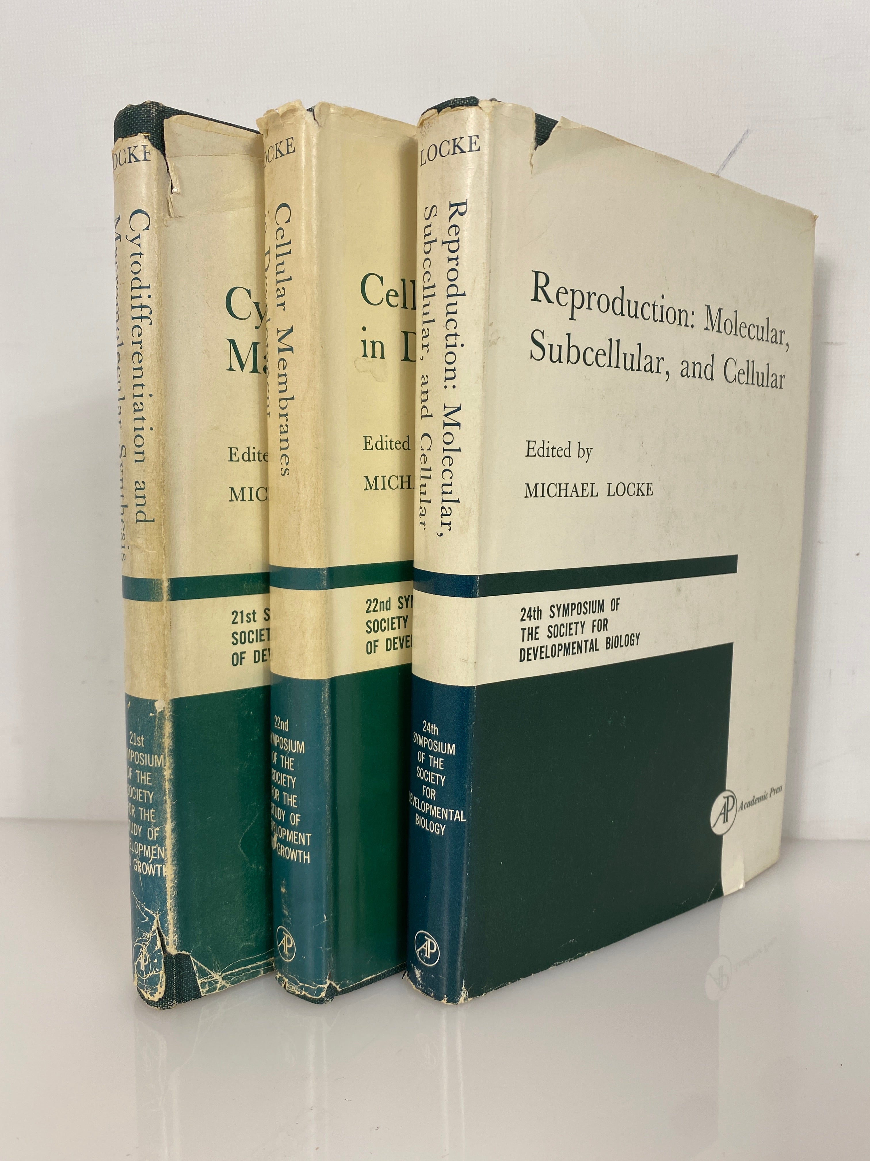 3 Vols: Symposium of the Society for Study of Development & Growth 1963-65 HCDJ