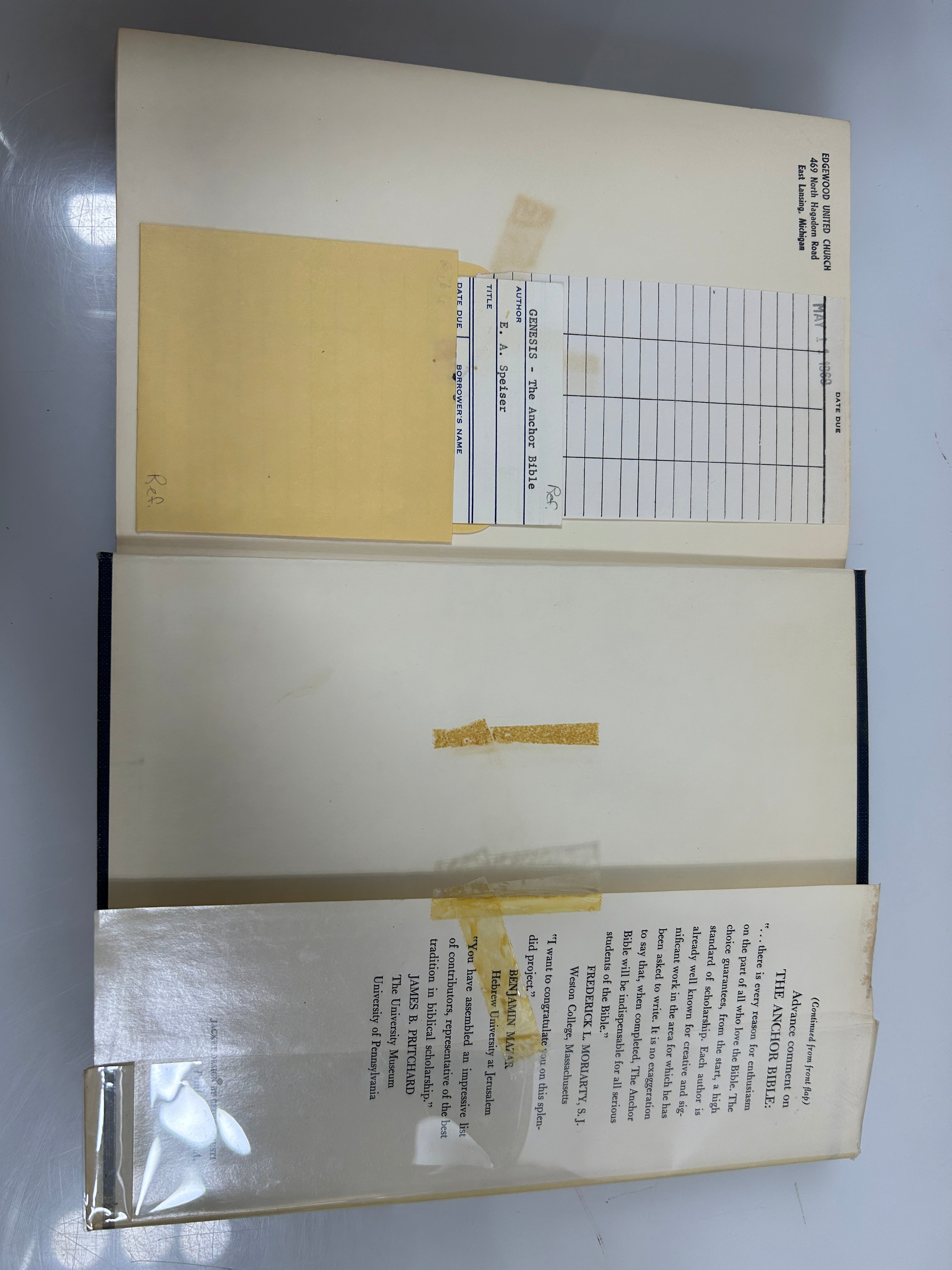 3 Vols: The Anchor Bible Genesis/Psalms I and II 1964-1970 HC DJ