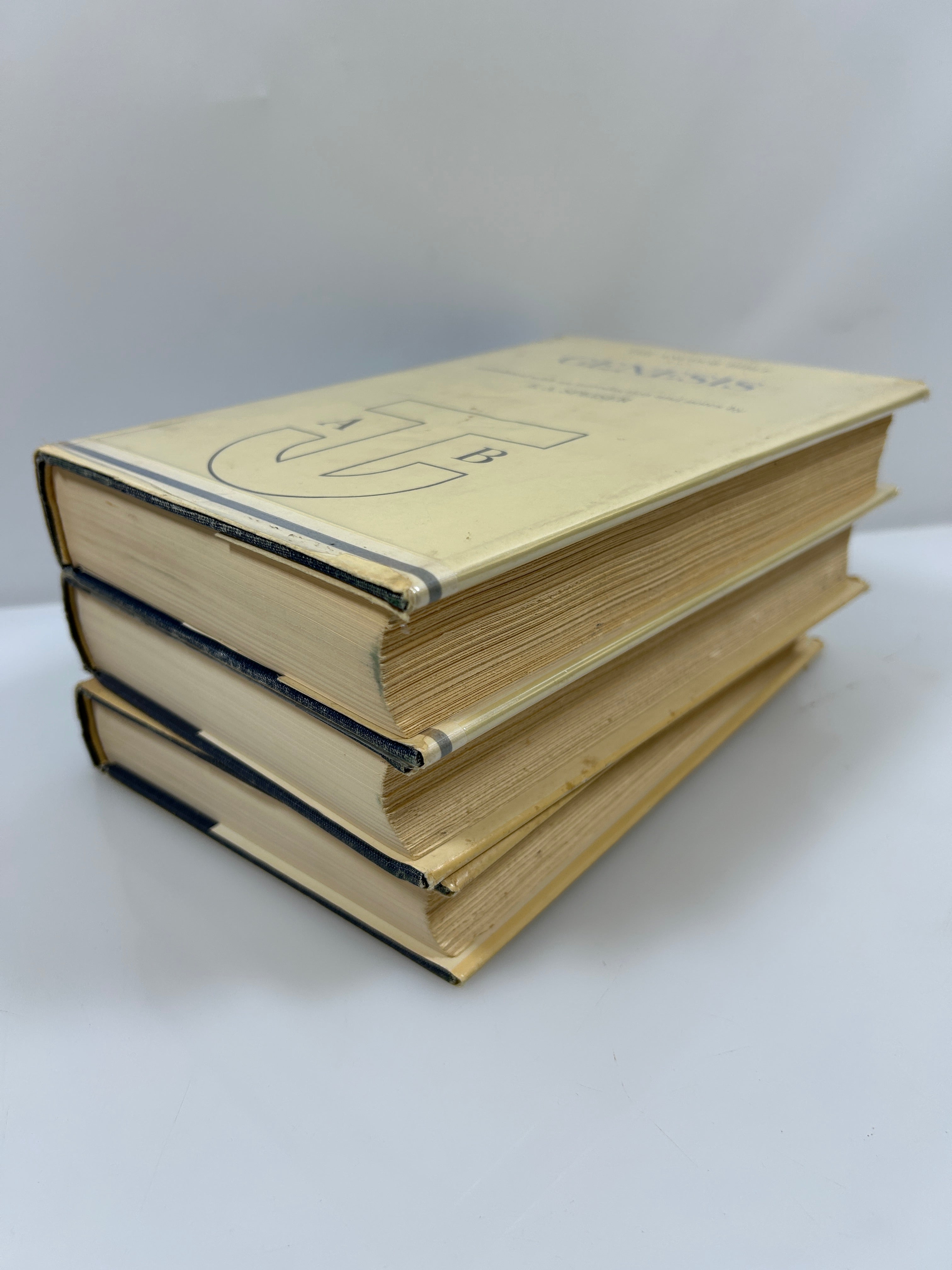 3 Vols: The Anchor Bible Genesis/Psalms I and II 1964-1970 HC DJ