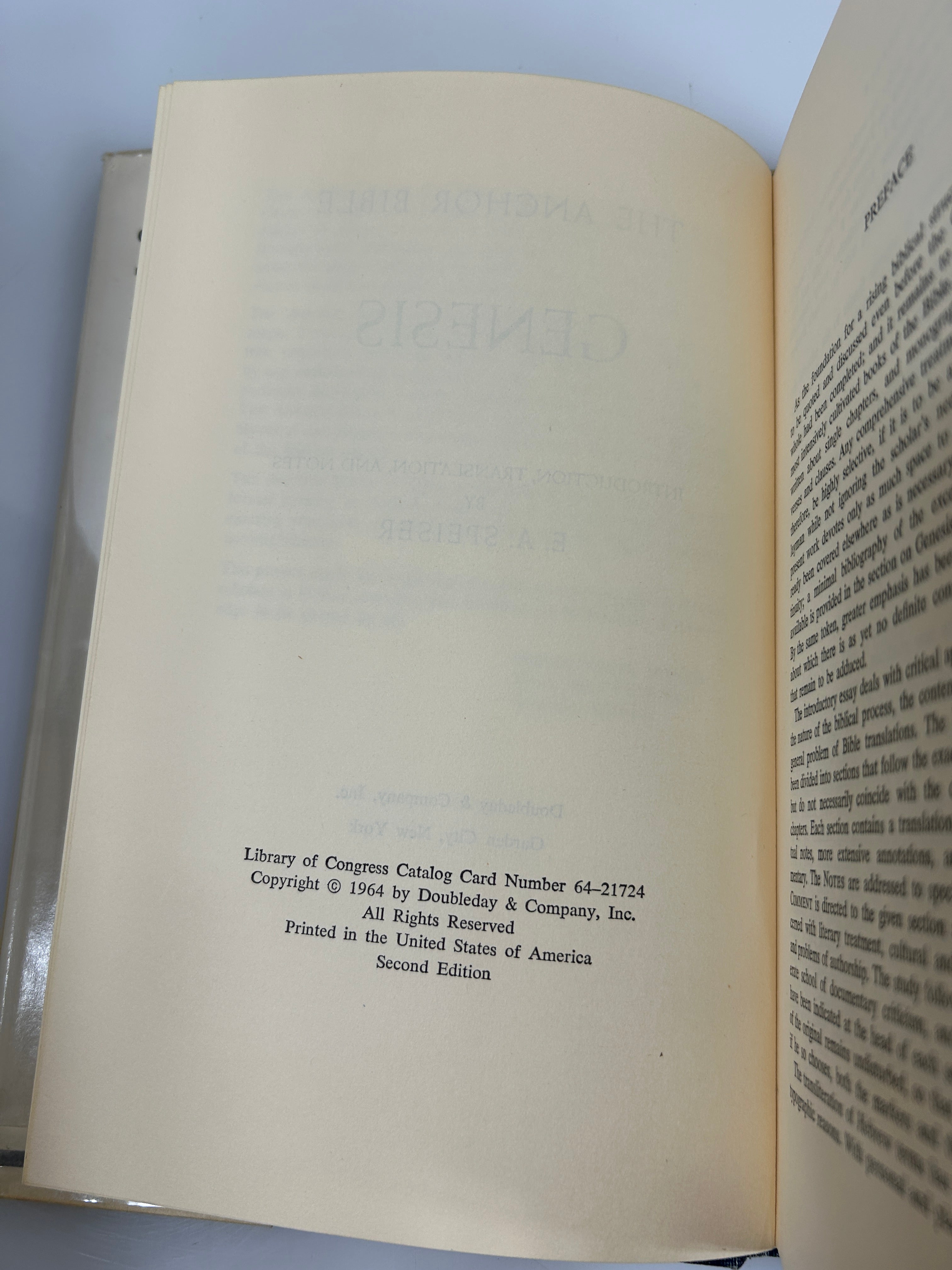 3 Vols: The Anchor Bible Genesis/Psalms I and II 1964-1970 HC DJ